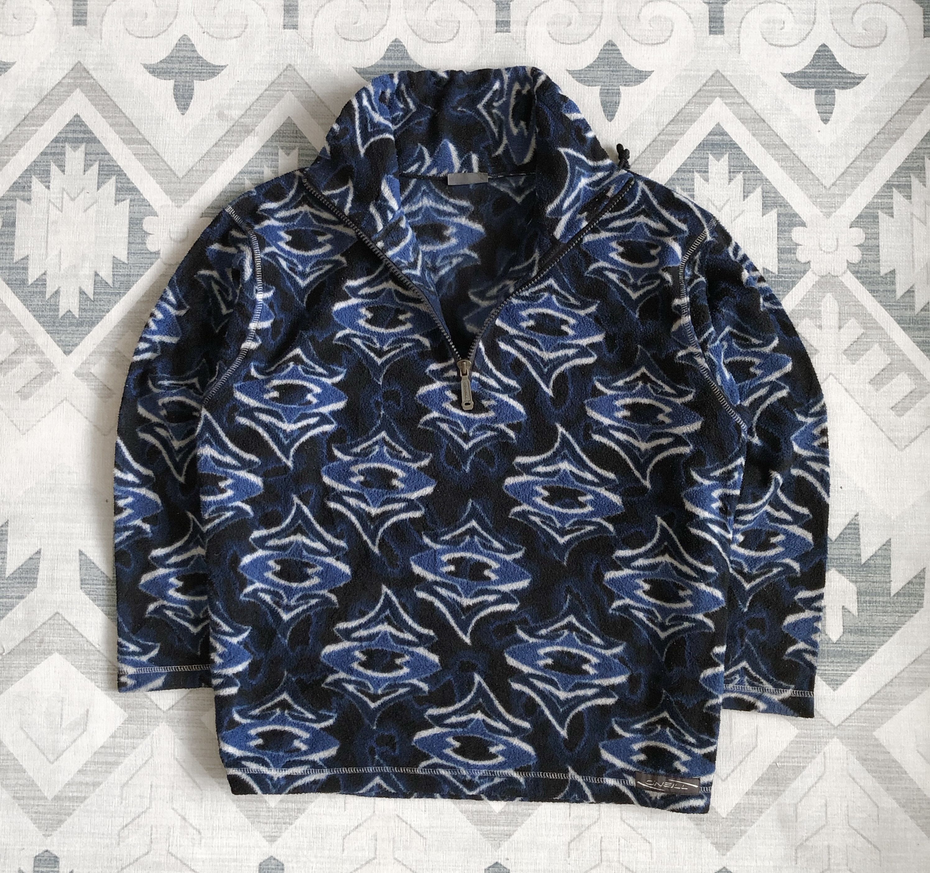 O'Neill × Vintage VINTAGE 90’S O’NEILL HALFZIP FLEECE JACKET Size US XL / EU 56 / 4 - 2 Thumbnail
