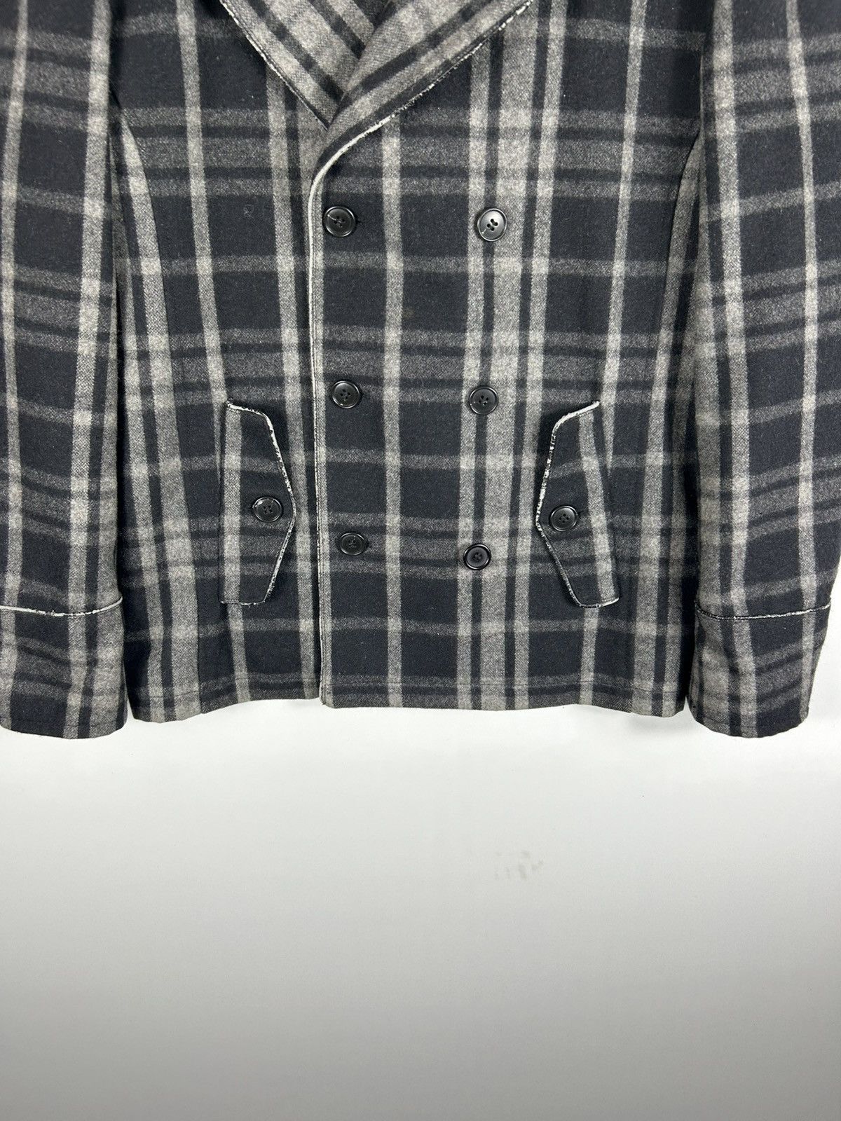 Japanese Brand 🔥Semantic Design Wool Double Breast Peacoat Size US L / EU 52-54 / 3 - 5 Thumbnail