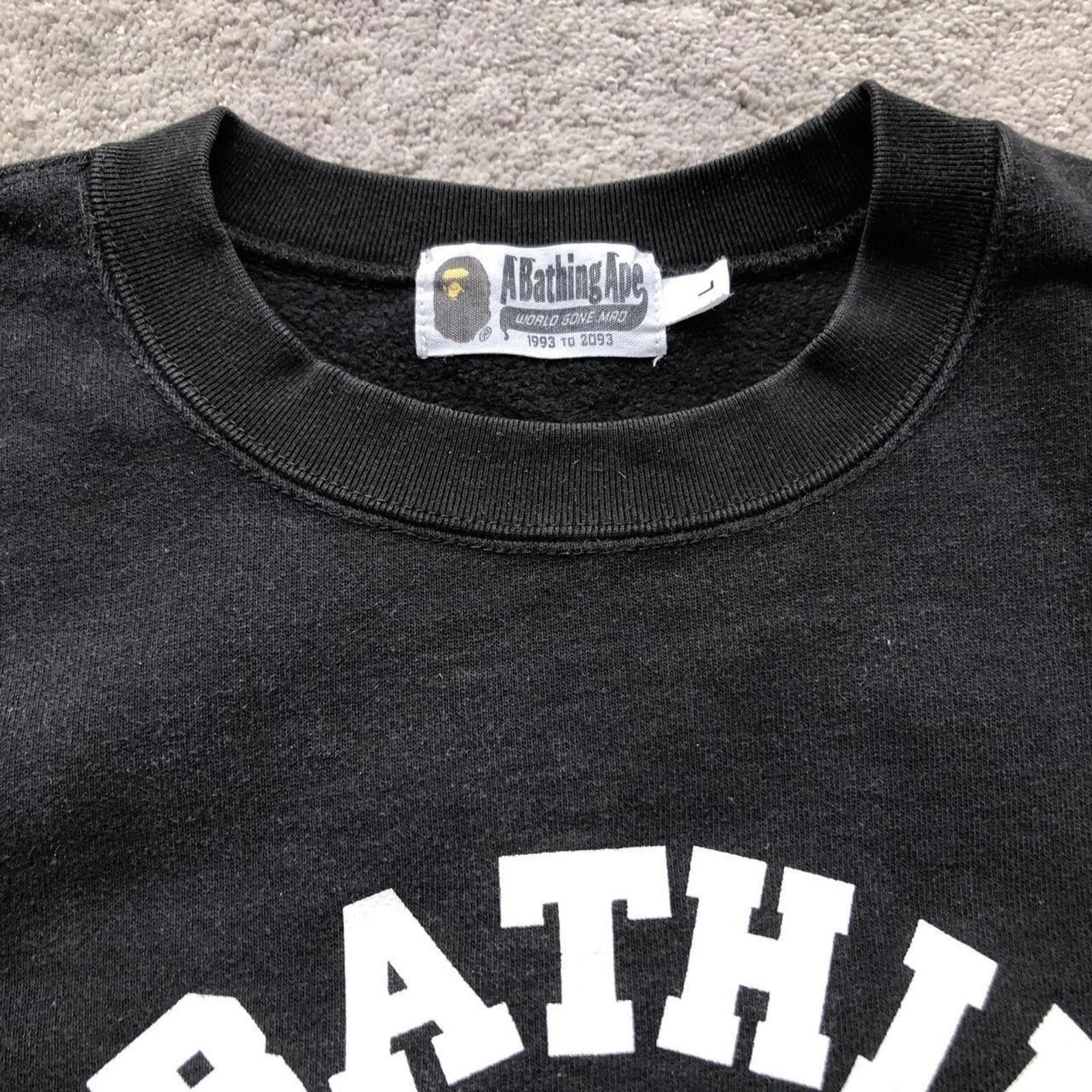 Bape Vintage A Bathing Ape Crewneck Jumper Sweatshirt Size US M / EU 48-50 / 2 - 4 Thumbnail