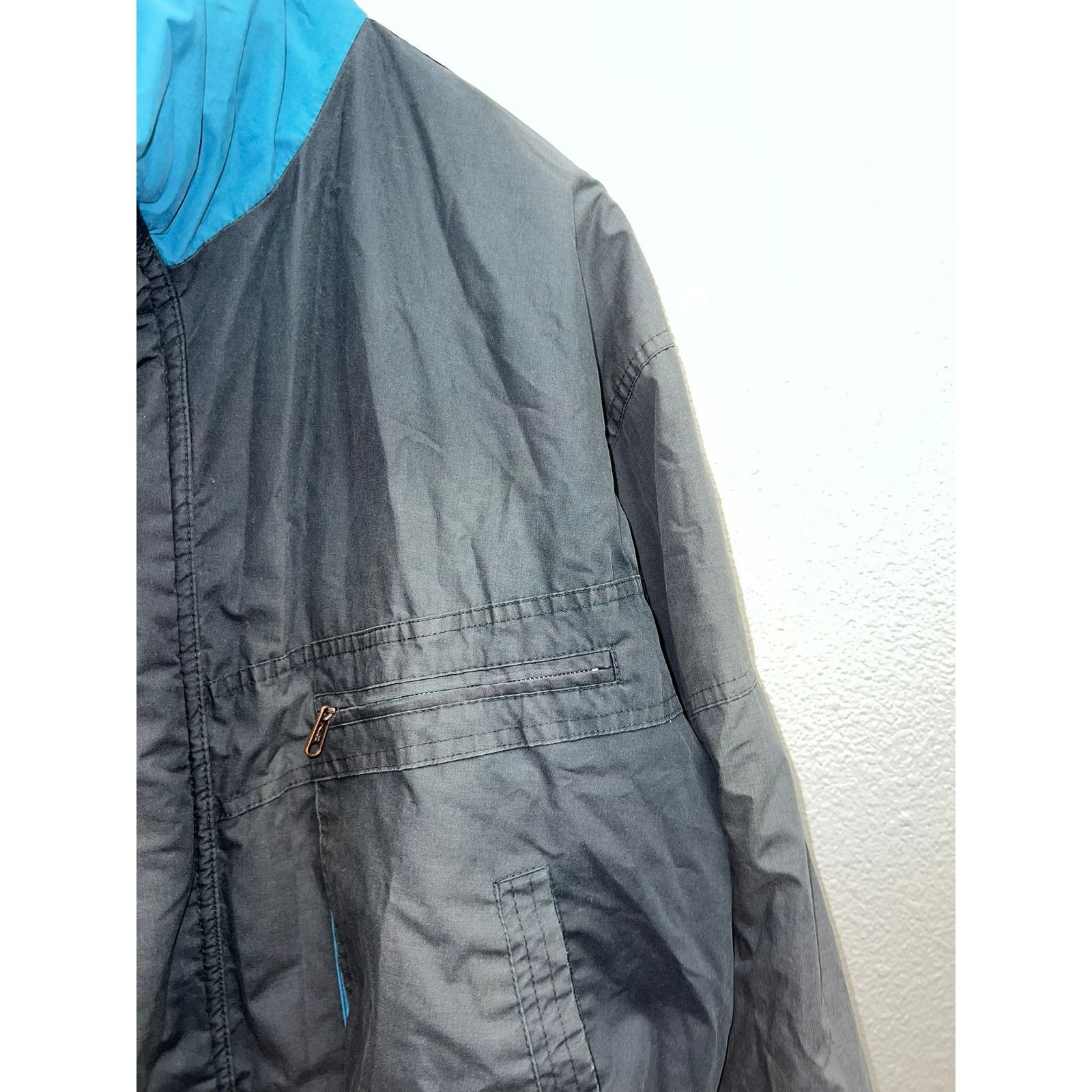GROUNDZERO Y2K Zero Proof Ski Skiwear Black Blue Jacket L Large 2000s Size US L / EU 52-54 / 3 - 2 Thumbnail