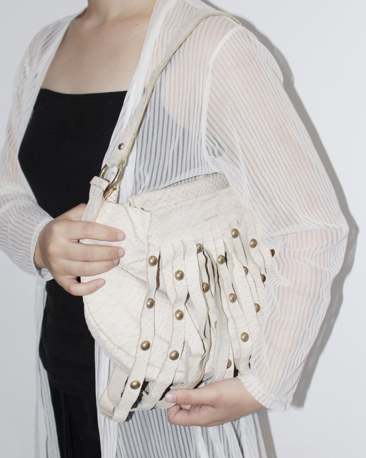 Furla 2000S FURLA PYTHON LEATHER HAND BAG Size ONE SIZE - 2 Thumbnail