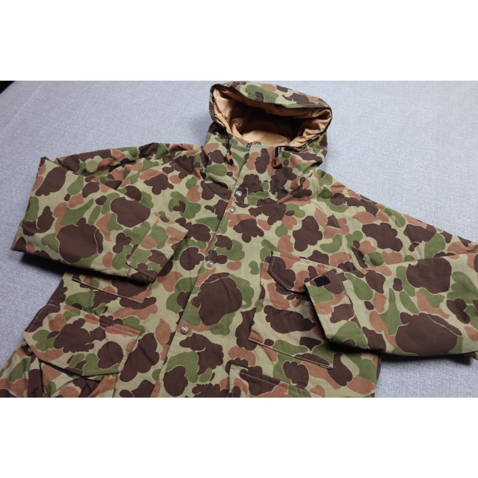 Vintage Cabela's Jacket Camouflage Brown Hooded Puffer USA USA Logo Long Size L Men's Jacket Therma Thinsulate Goretex Vintage Size US L / EU 52-54 / 3 - 2 Thumbnail