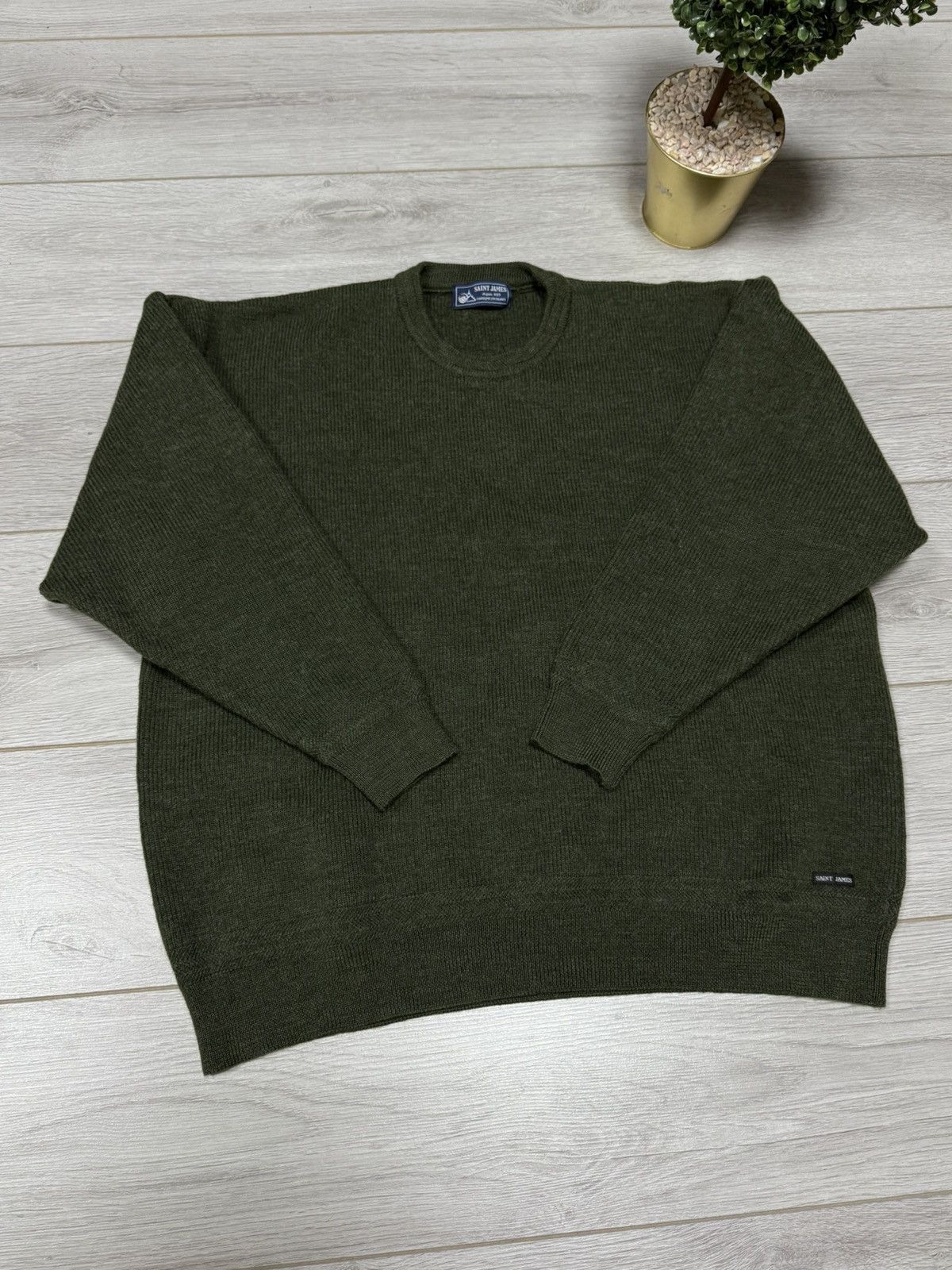 Saint James Saint James vintage heavy knitted sweater France jumper Size US L / EU 52-54 / 3 - 5 Thumbnail
