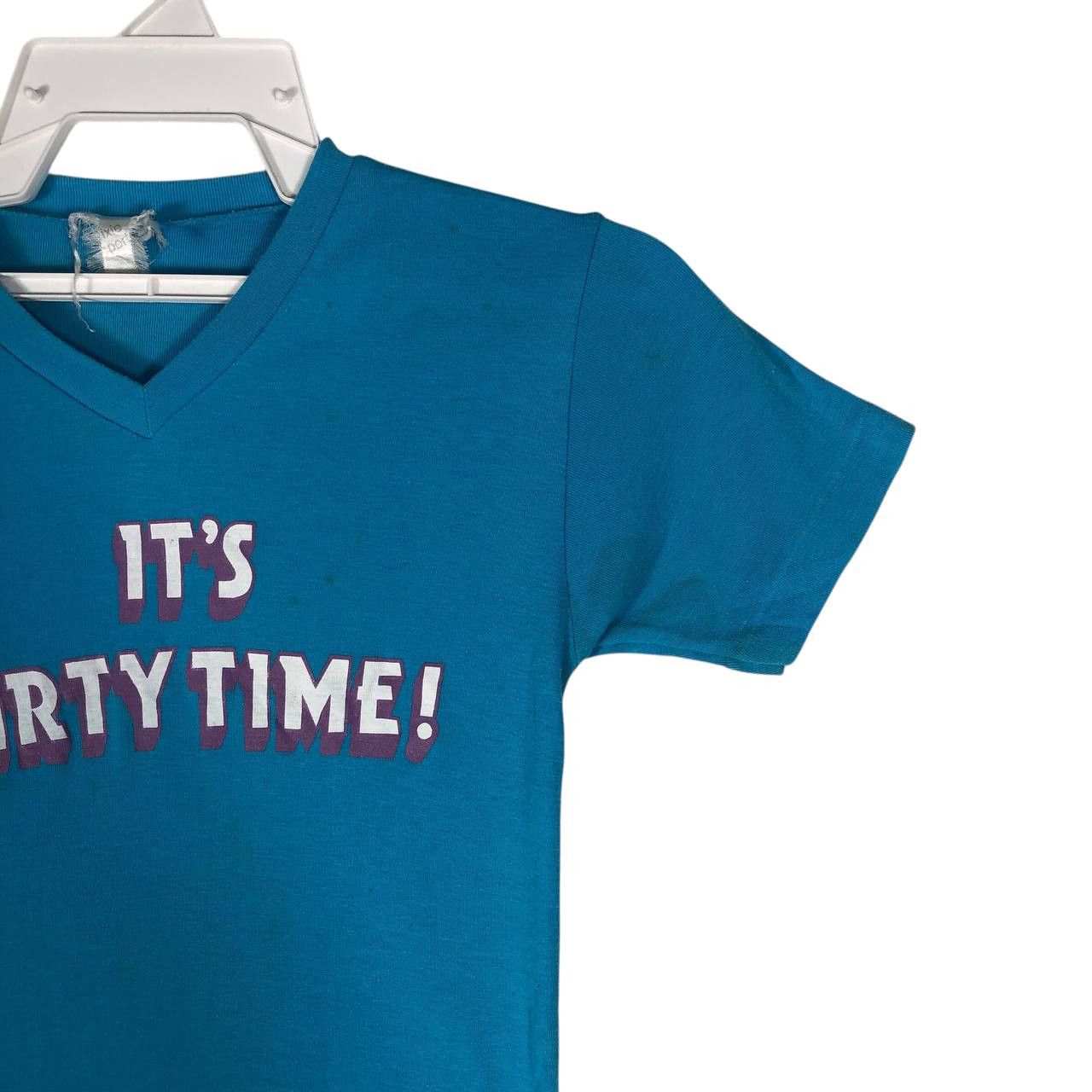 Vintage Vintage 70's It's Party Time! T-Shirt Size US M / EU 48-50 / 2 - 4 Thumbnail