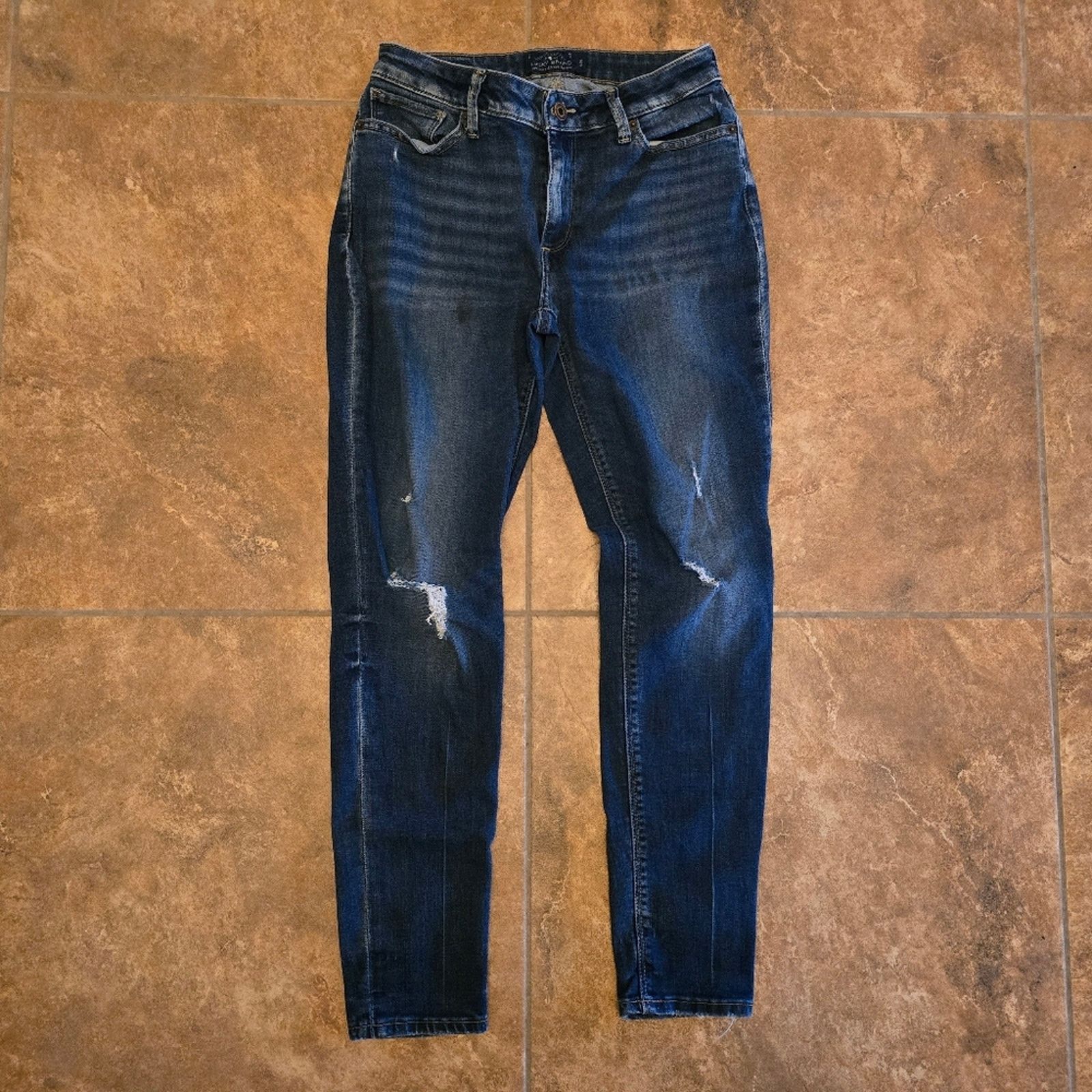 Lucky Brand Dark Denim | LUCKY BRAND | Sasha Super Skinny Jean Size 30" / US 8 / IT 44 - 1 Thumbnail