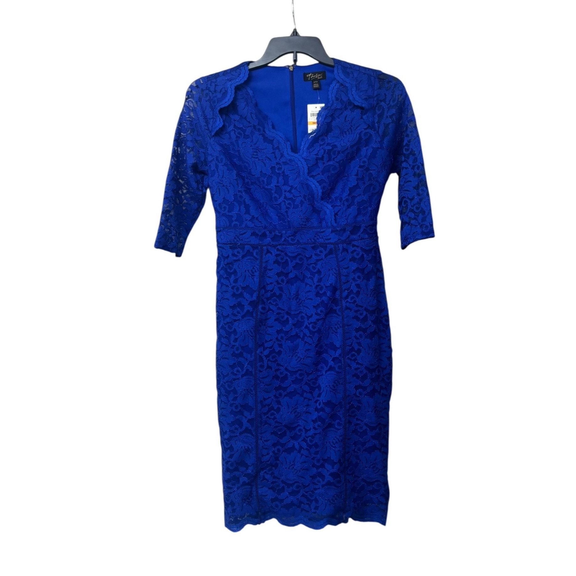 Other Thalia Sodi Lace Sheath Dress, Lazulite, Sz. S Size S / US 4 / IT 40 - 9 Thumbnail