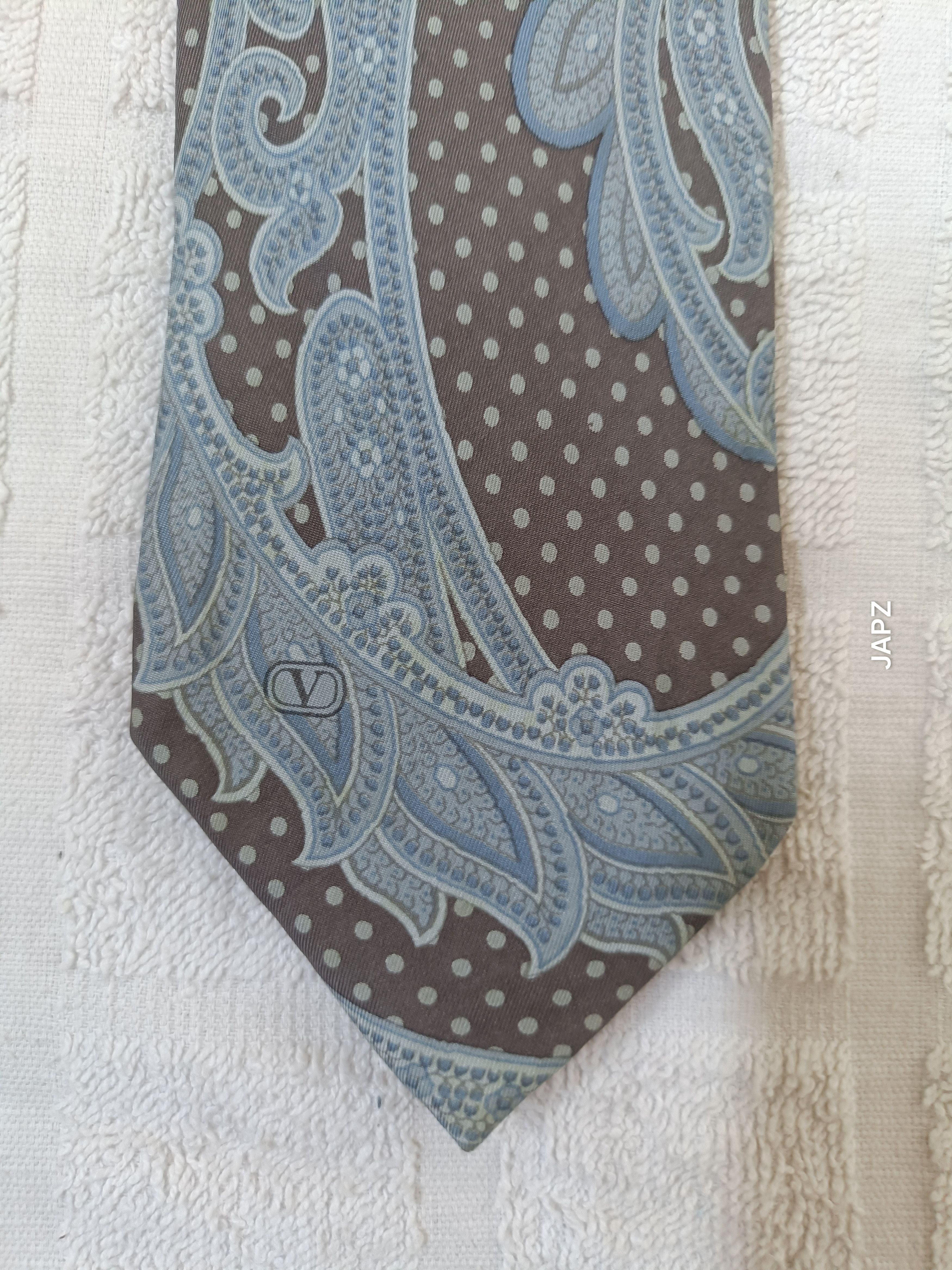 Valentino Vintage Valentino paisley silk tie Size ONE SIZE - 2 Thumbnail