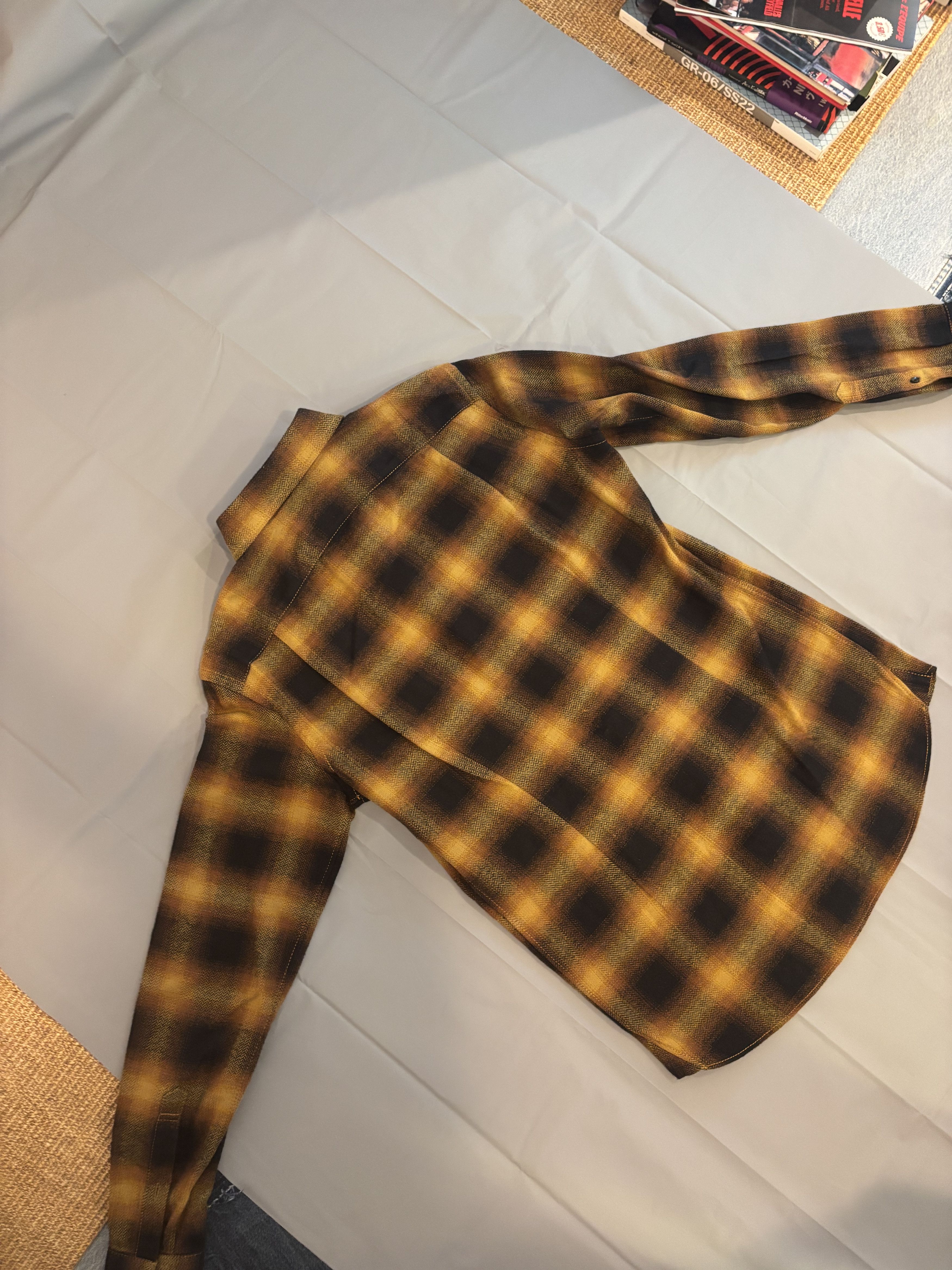 Kolor Chemise à carreaux orange et noir Kolor Japon en tbe Size US M / EU 48-50 / 2 - 13 Thumbnail