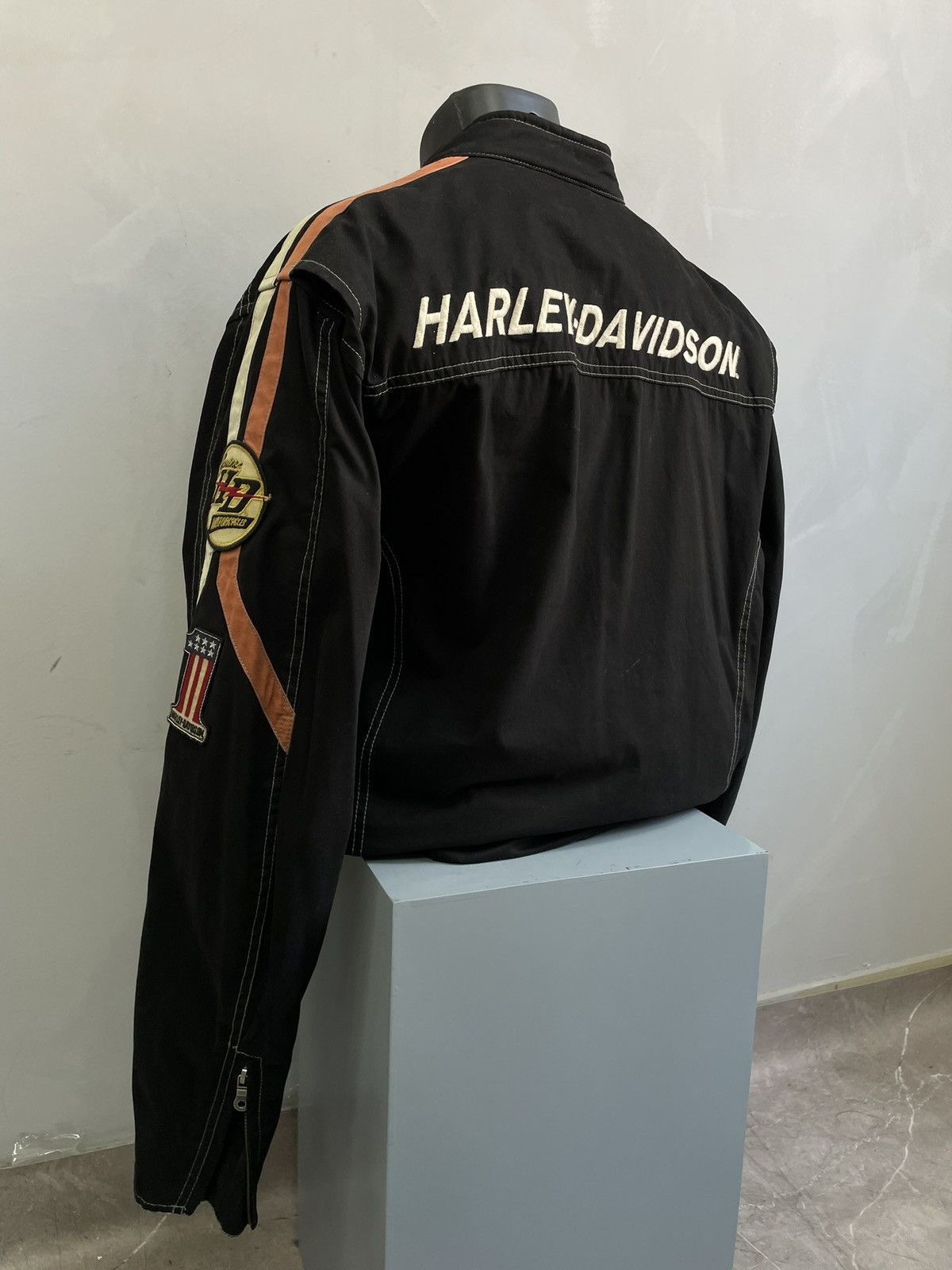 Racing moto harley davidson jacket y2k hype