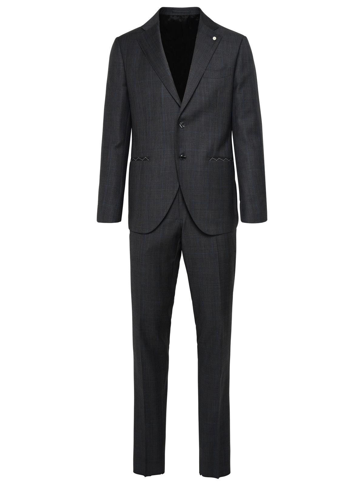 LUIGI BIANCHI Gray Wool Suit