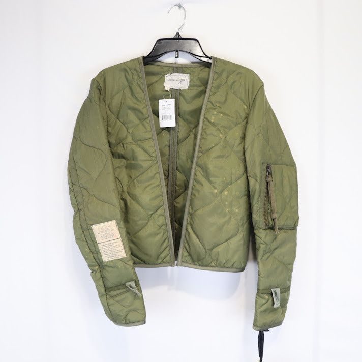 Greg Lauren o1rshd1 Puffy Cropped Gl1 Liner Jacket 'Army' in Green Size US S / EU 44-46 / 1 - 3 Thumbnail