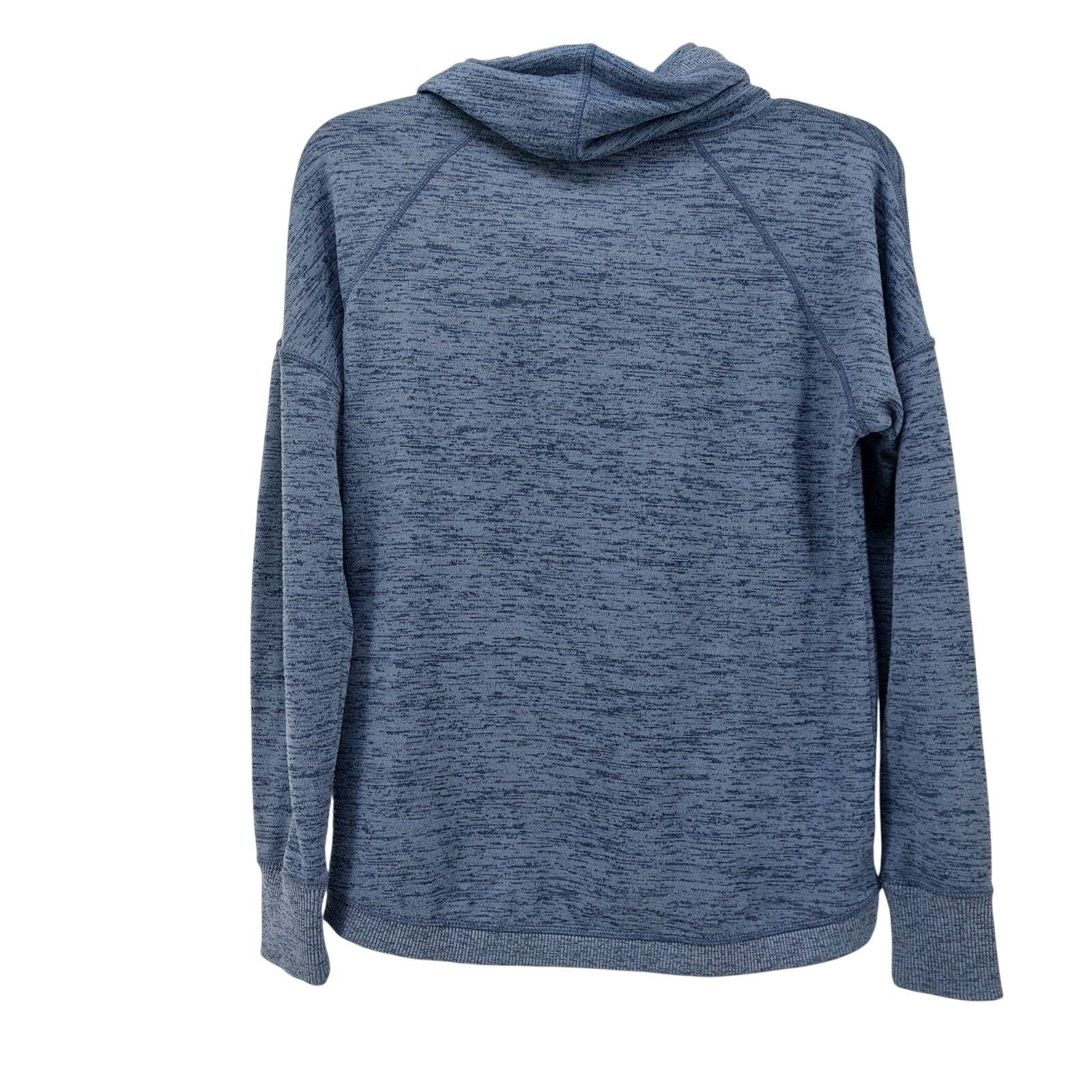 Athleta Athleta Blue Sweater Cowl Neck Pullover Knit Athletic Sz XS Size XS / US 0-2 / IT 36-38 - 2 Thumbnail