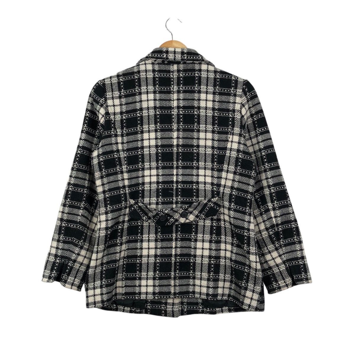 Longchamp × Vintage Vintage French Luxury LONGCHAMP PARIS Checkered Jacket Size M / US 6-8 / IT 42-44 - 6 Thumbnail