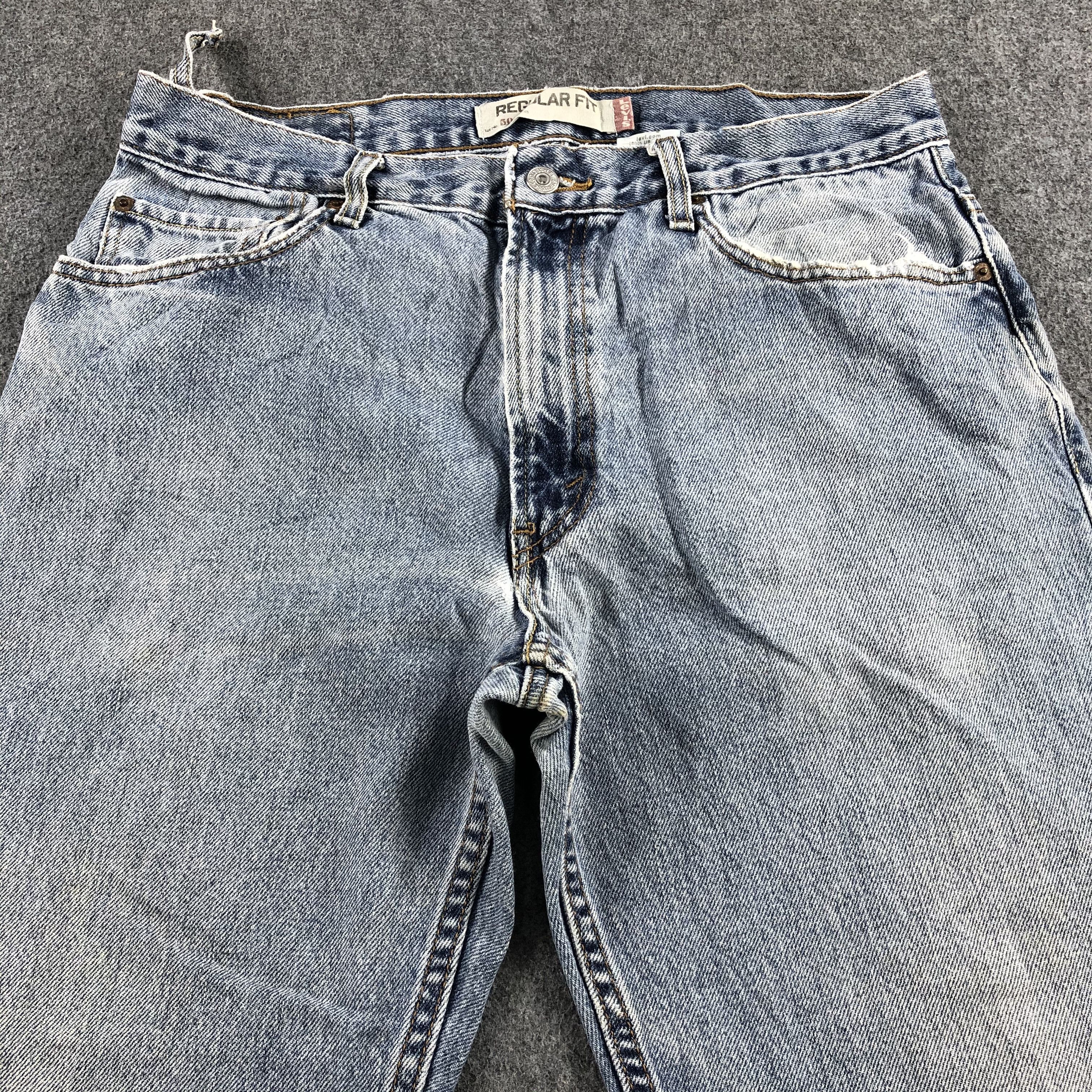 Levi's Vintage Light Wash Levis 505 Jeans-J2046 Size US 34 / EU 50 - 3 Thumbnail