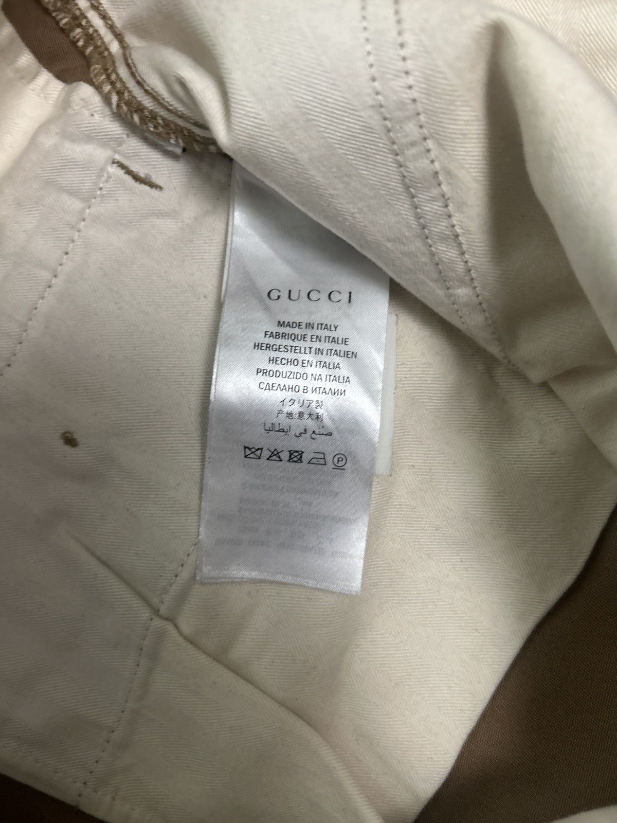 Gucci Gucci Koi Fish Embroidered Khaki Pants Size US 28 / EU 44 - 7 Thumbnail