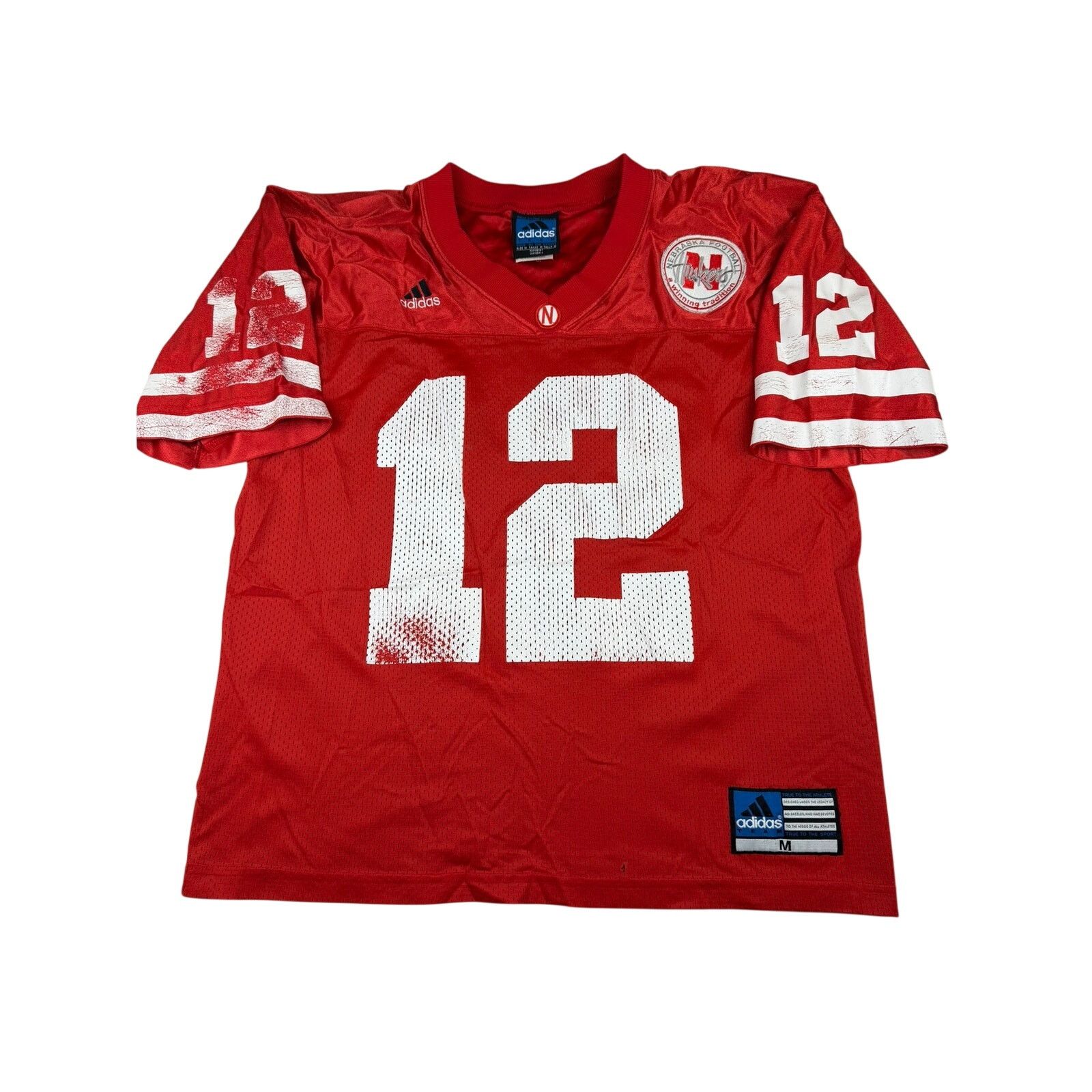 Adidas Adidas Nebraska Cornhuskers #12 Football Jersey Size M Size US M / EU 48-50 / 2 - 1 Thumbnail