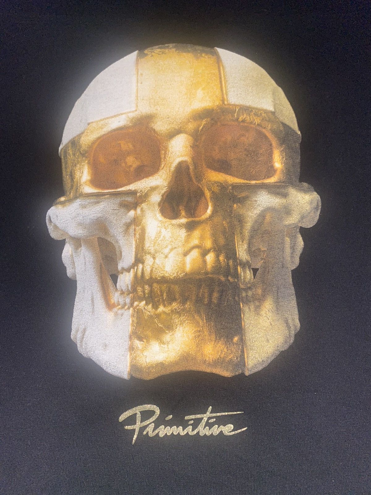 Primitive Primitive black / gold Skull tee Size US M / EU 48-50 / 2 - 4 Thumbnail