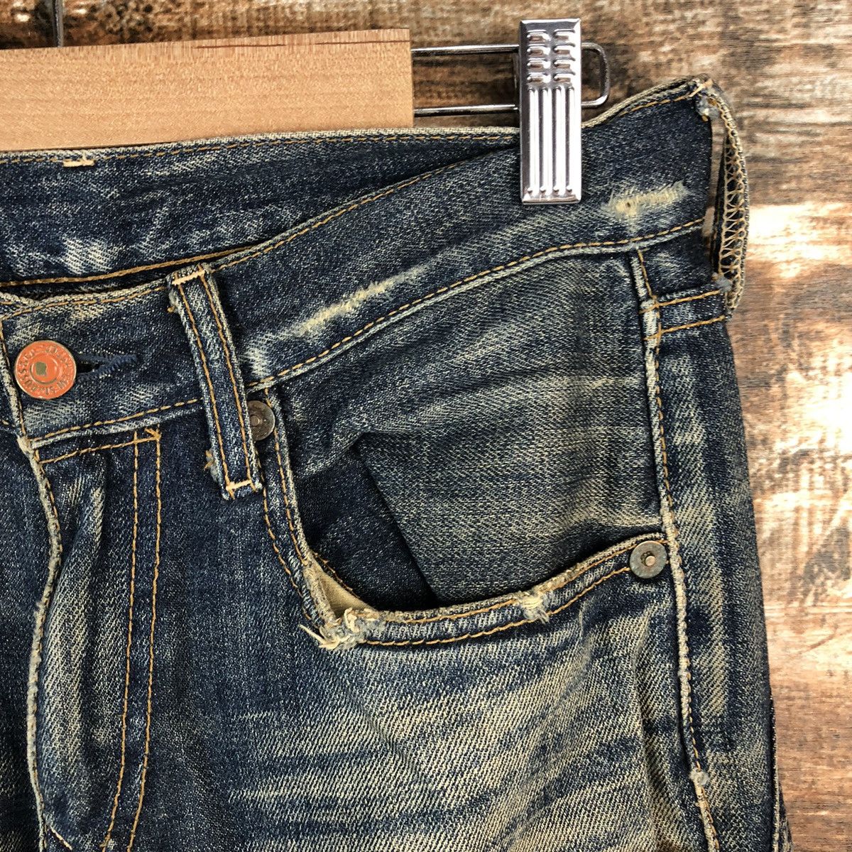 Levi's DL Levis 517 Blue Denim Pants #C192 Size US 28 / EU 44 - 8 Thumbnail