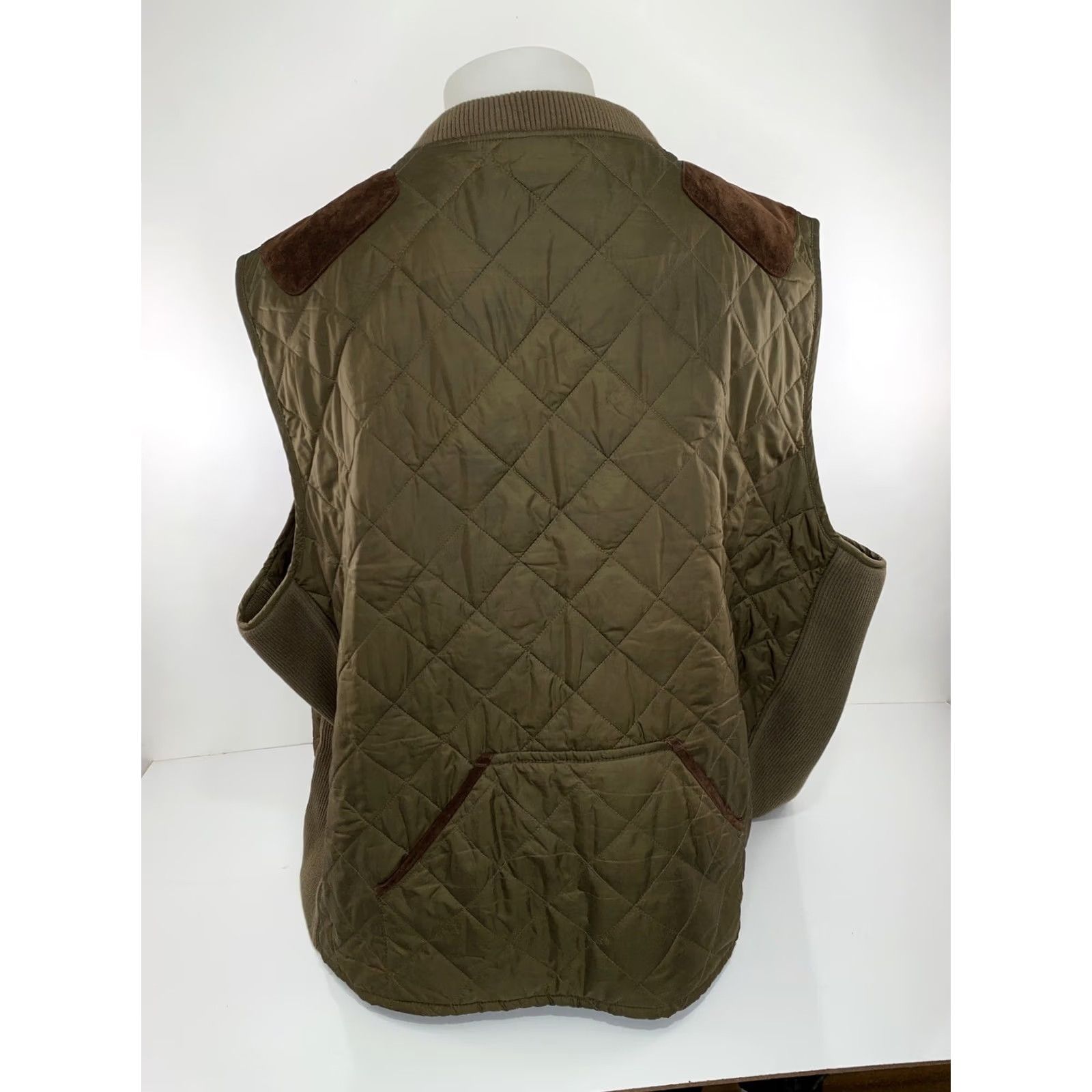 Polo Ralph Lauren Polo Ralph Lauren Quilted Vest SHOuLDER PATCH 4XL Ranch Field Hunting Brown Green Mens Versatile Quilted Vest Size US XXL / EU 58 / 5 - 4 Thumbnail