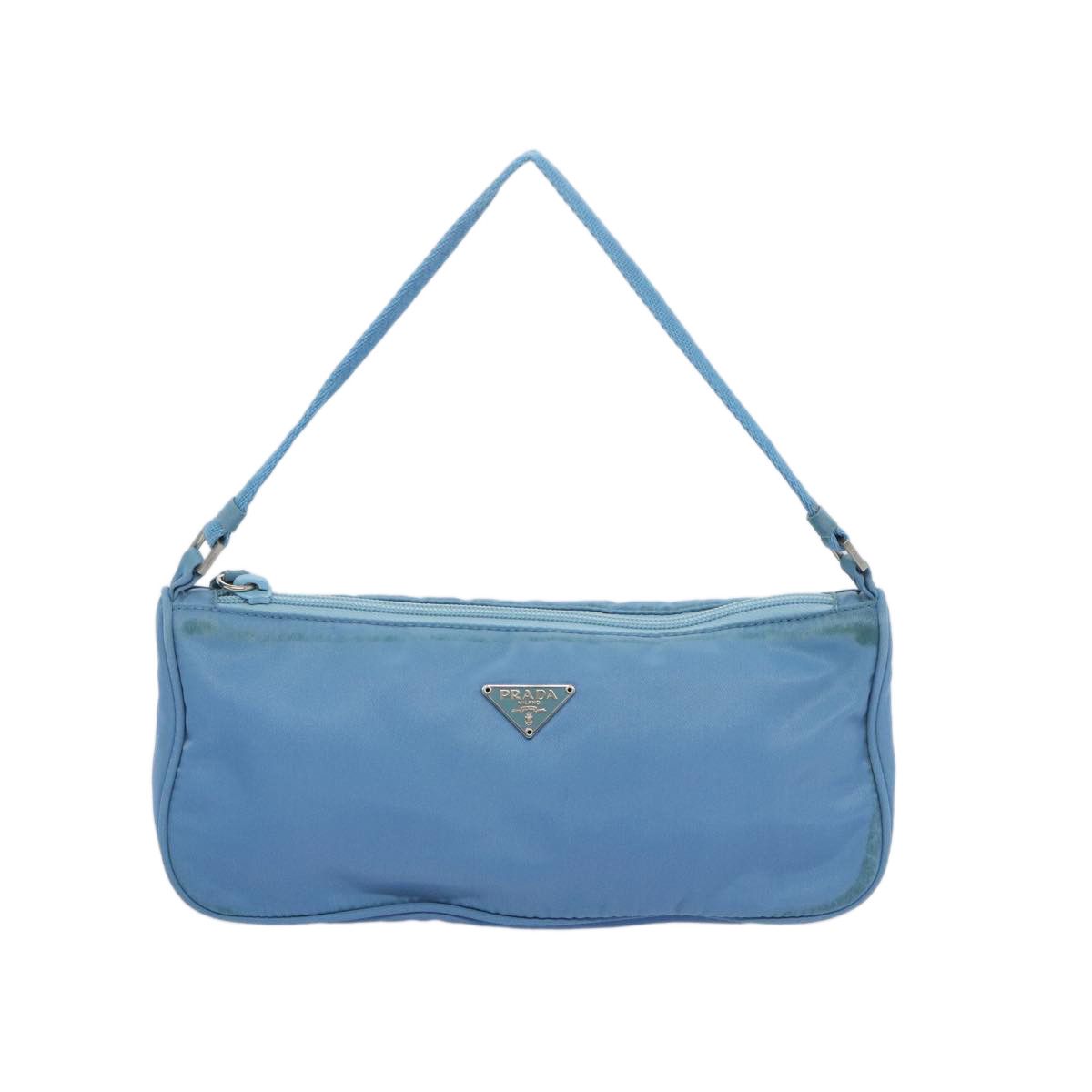 Blue Synthetic Handbag (Pre-Owned)