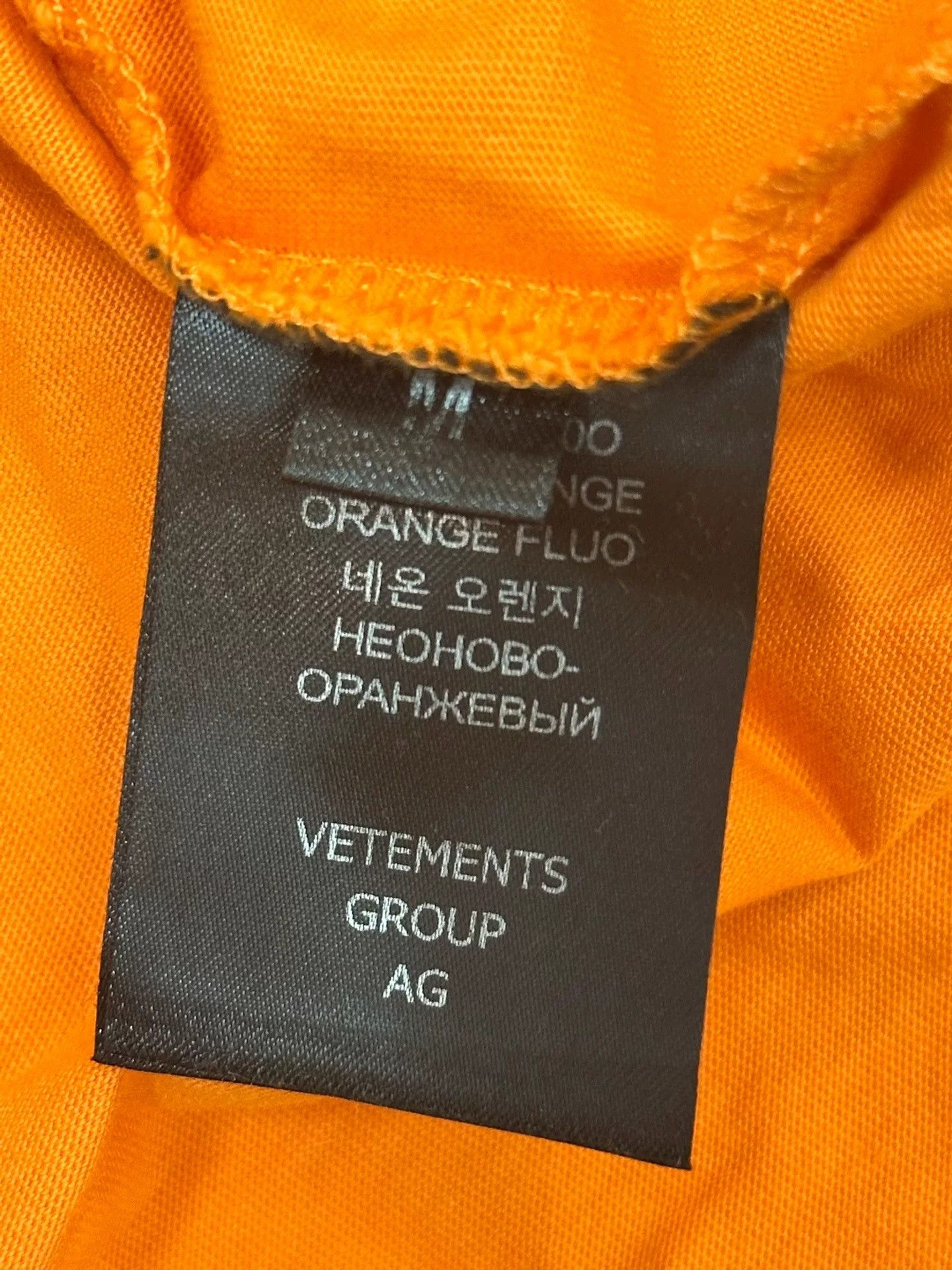 Vetements Vetements Racing Short-Sleeve T-Shirt Size US M / EU 48-50 / 2 - 4 Thumbnail