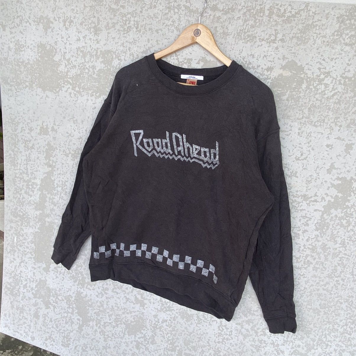 Other Vintage Relume Uniform Big Printed Crewneck Sweatshirt Brown Size US L / EU 52-54 / 3 - 2 Thumbnail
