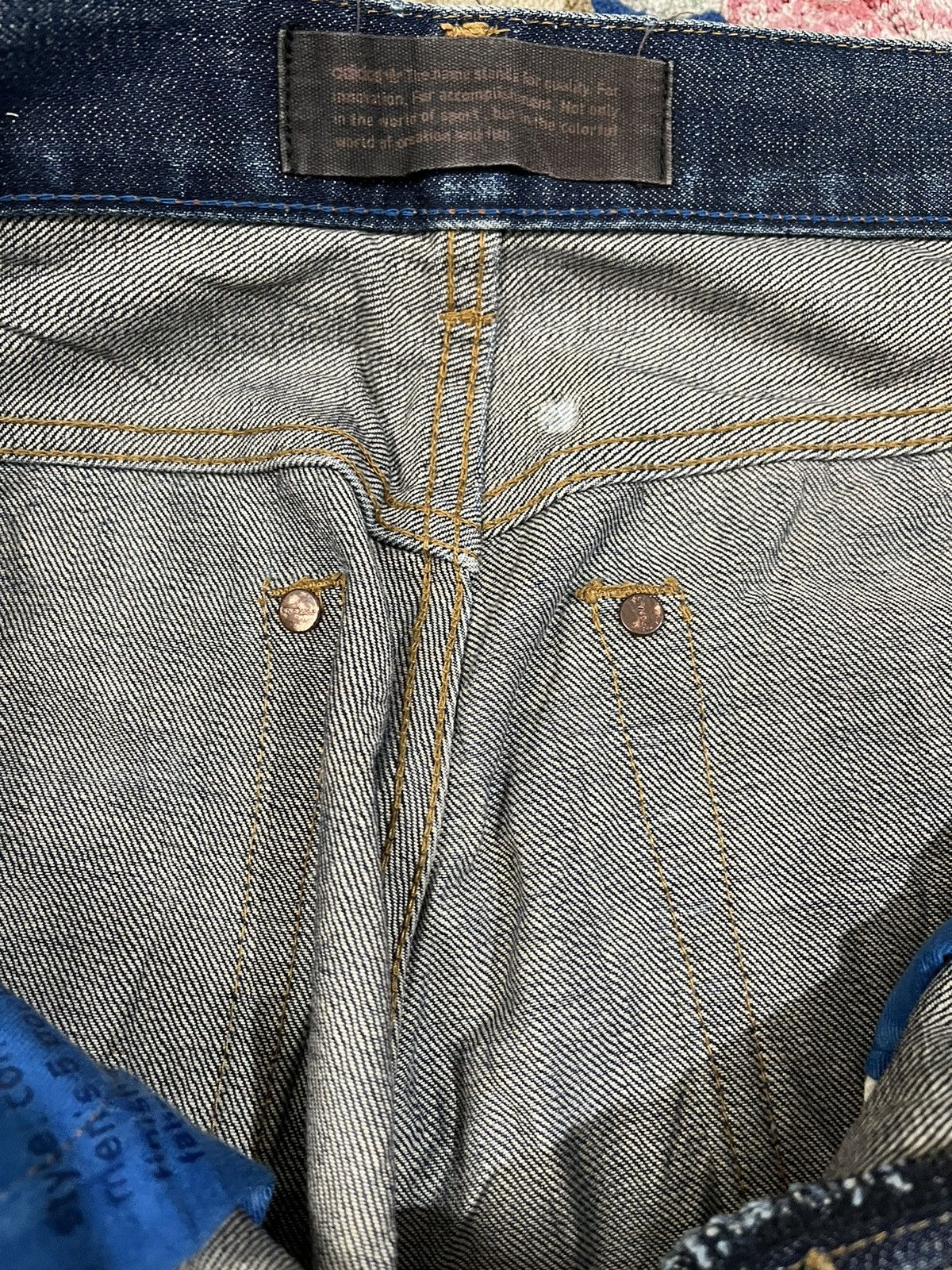 Adidas Vintage Adidas Flower Baggy Selvedge Denim Size US 33 - 15 Thumbnail