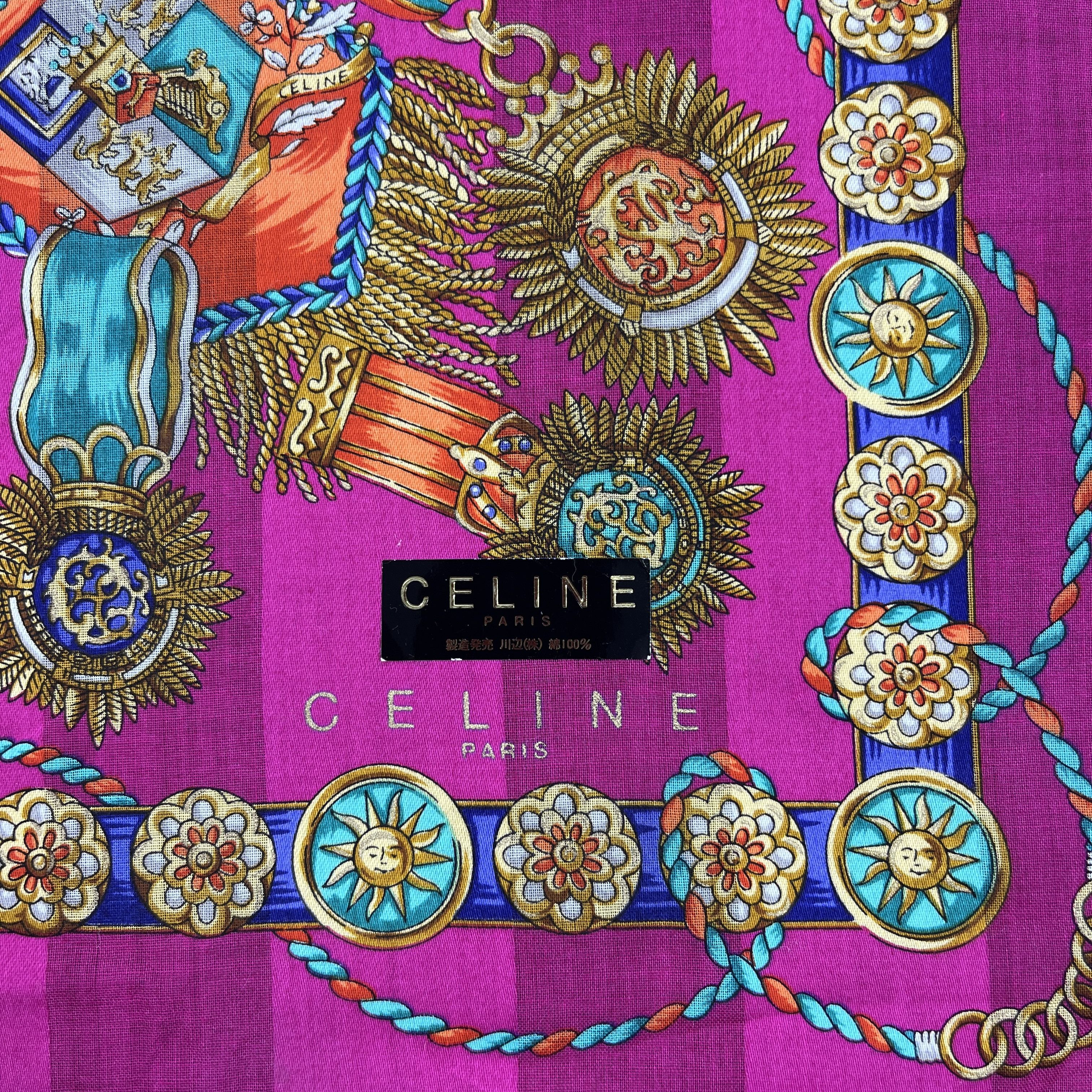 Celine Celine Handkerchief / Bandana / Neckerchief B658 Size ONE SIZE - 3 Thumbnail