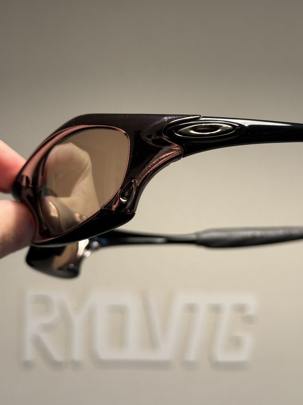 Oakley OAKLEY SPLICE BLACK CHROME SUNGLASSES Size ONE SIZE - 4 Thumbnail