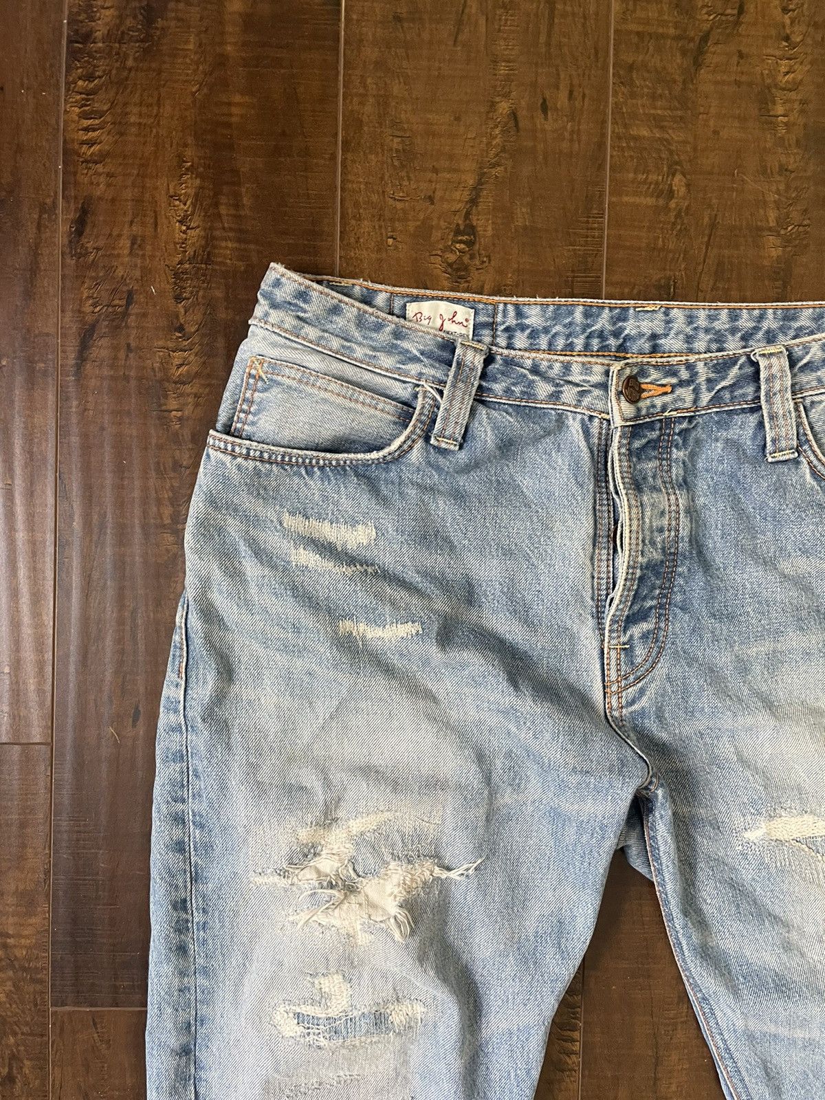 Big John Big John destroyed repaired denim Size US 34 / EU 50 - 5 Thumbnail