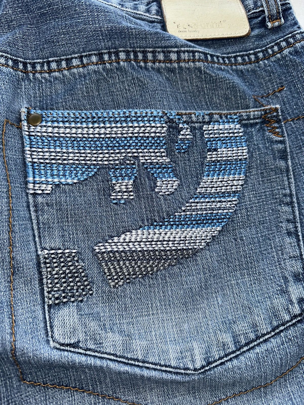 Ecko Unltd. × Vintage Crazy Vintage Y2K Baggy Grunge Skater Jean Shorts Jorts! Size US 40 / EU 56 - 2 Thumbnail