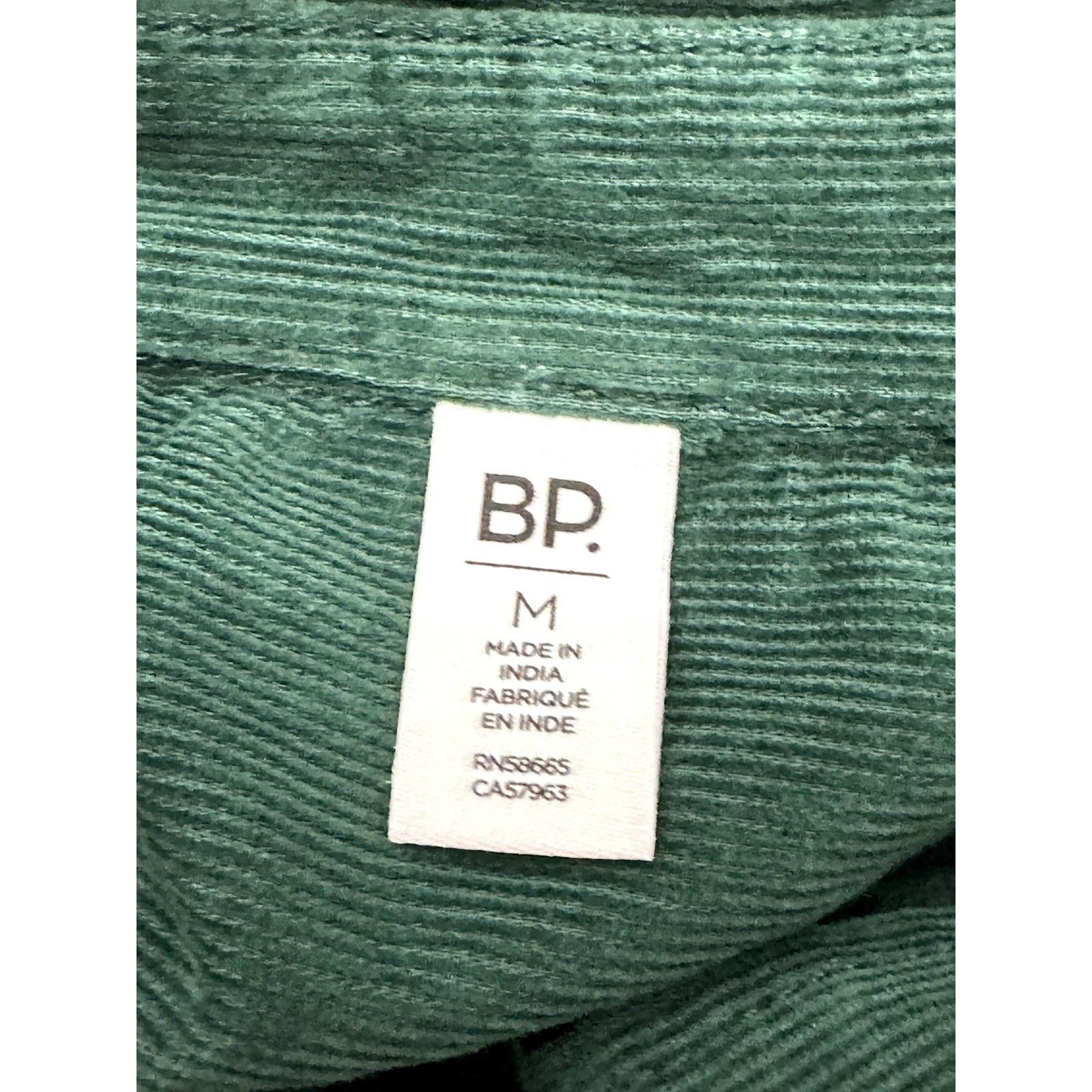 BP. BP Forest Green Corduroy Crop Shirt Jacket M NWT Grunge Size M / US 6-8 / IT 42-44 - 9 Thumbnail