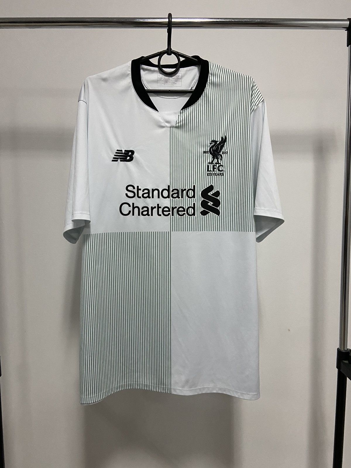 New Balance × Vintage Liverpool LFC New Balance Away Football Soccer Jersey Size US XXL / EU 58 / 5 - 1 Thumbnail