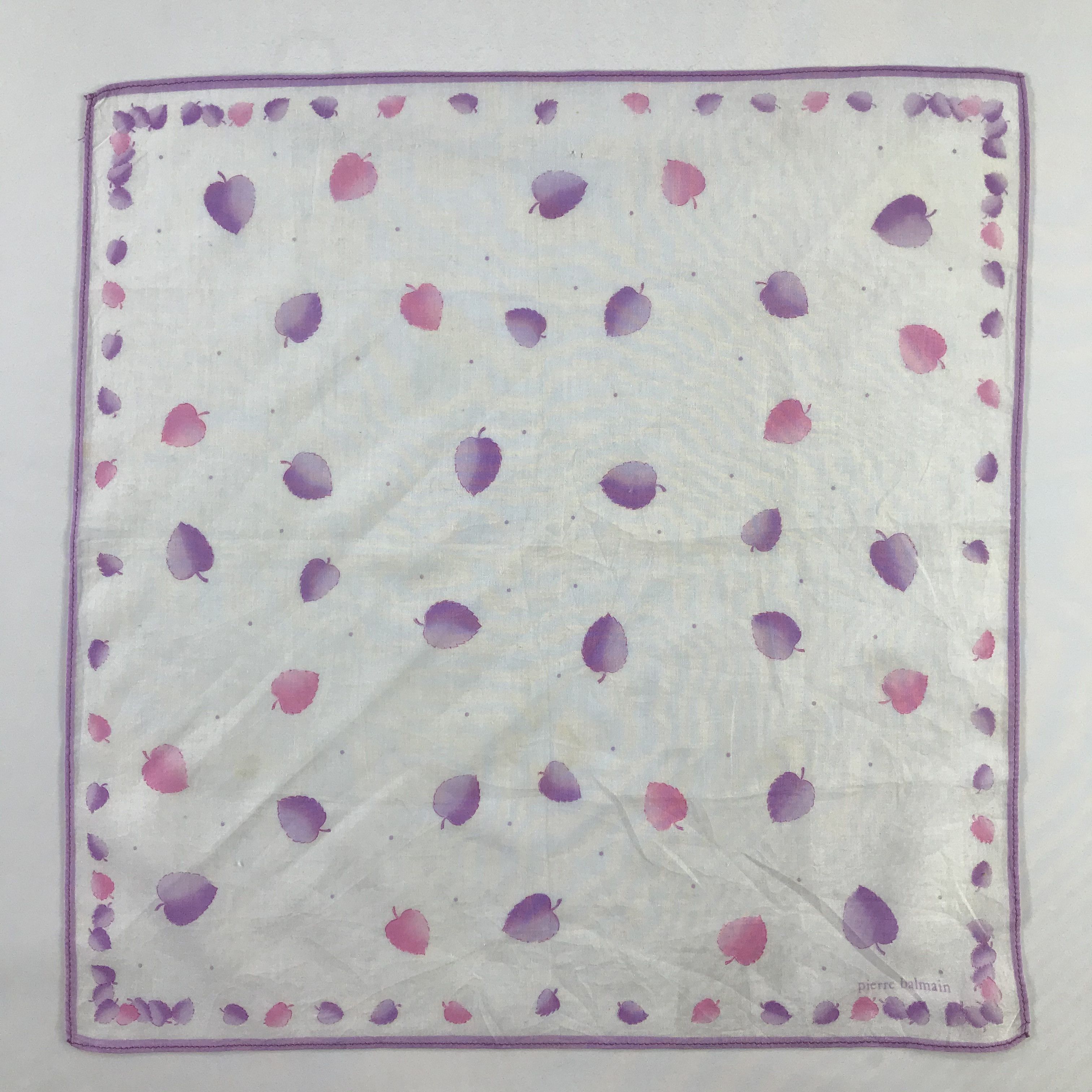Pierre Balmain × Vintage Pierre Balmain Bandana / Handkerchief / Neckerchief - S827 Size ONE SIZE - 1 Thumbnail