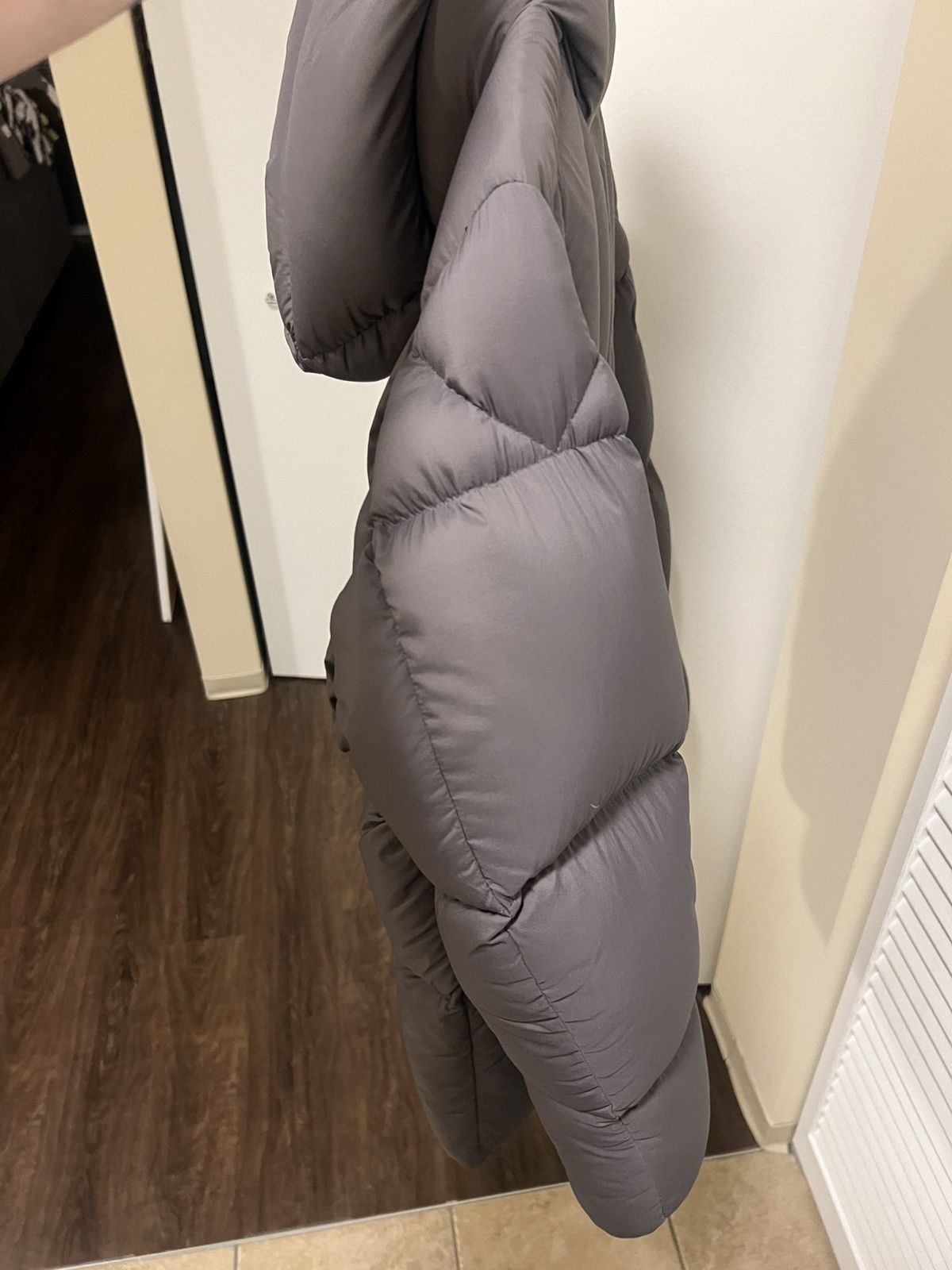Moncler Moncler Arcachon Giubbotto Hooded Down Jacket Gray Nylon Size US M / EU 48-50 / 2 - 7 Thumbnail