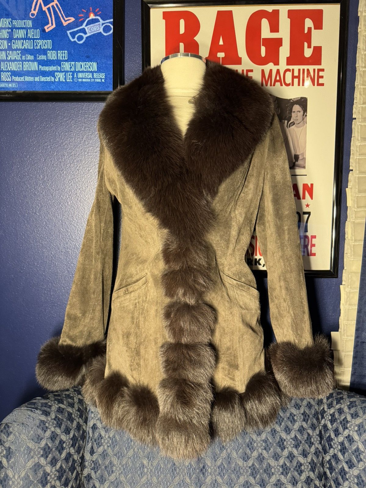 Overland × Vintage Fox Fur Penny Lane Jacket Size M / US 6-8 / IT 42-44 - 1 Thumbnail