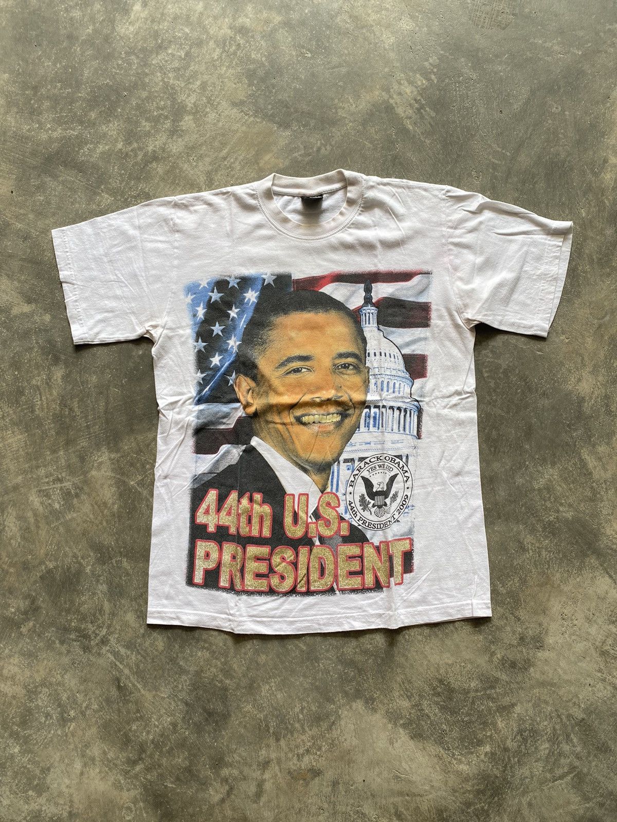 Rap Tees × Vintage Vintage 2000s Barack Obama Rap Tee Size US M / EU 48-50 / 2 - 1 Thumbnail