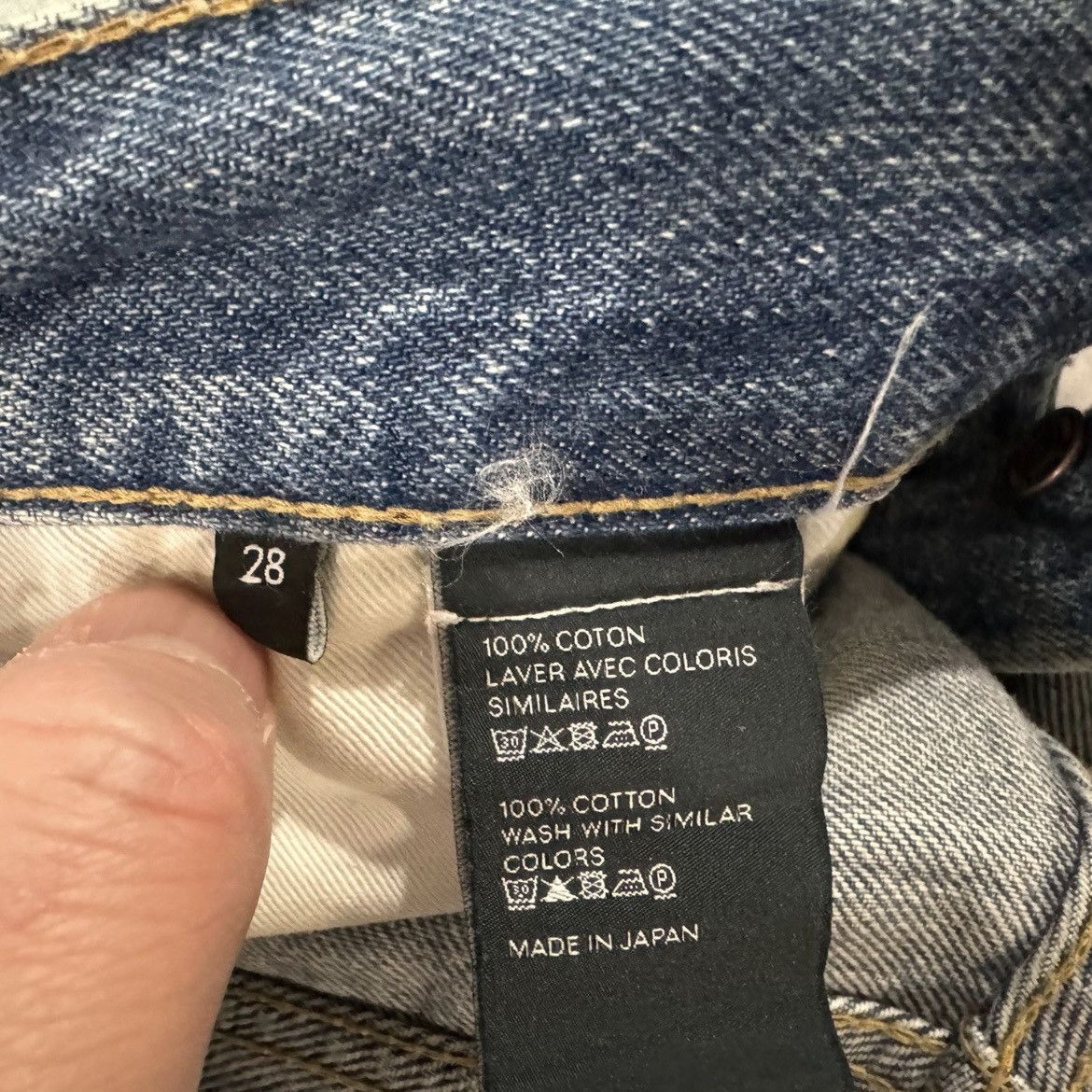 Celine × Hedi Slimane FW22 Zuma Wash Wesley Denim sz28 (fits for sz29/30) Size US 28 / EU 44 - 7 Thumbnail