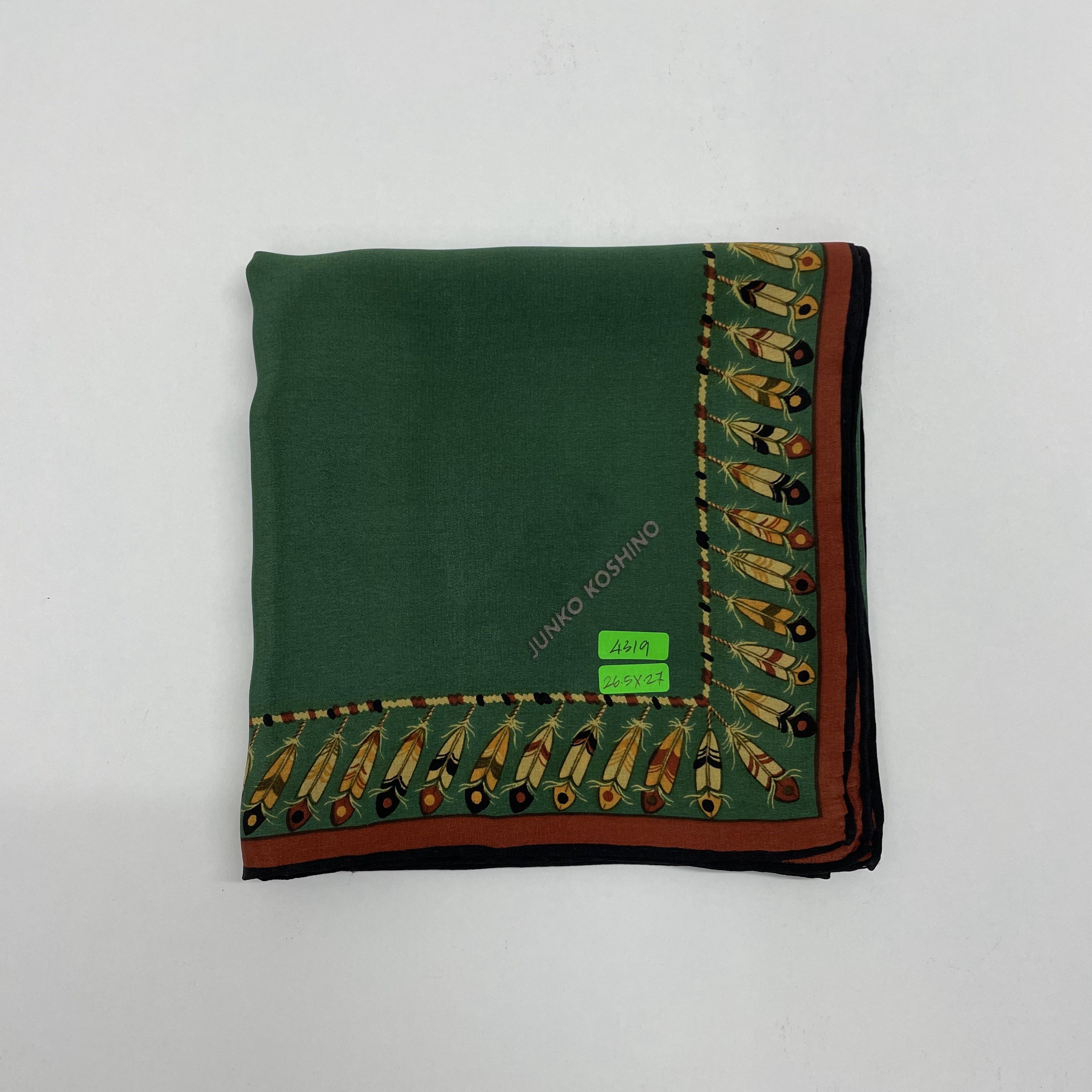 Japanese Brand Junko Koshino Silk Scarf / Scarves - 4319 Size ONE SIZE - 15 Thumbnail
