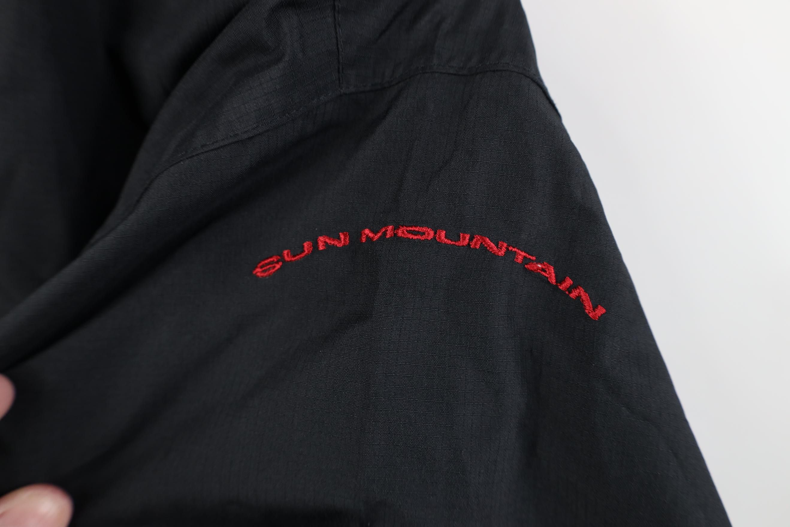 Vintage Vintage Sun Mountain Golf Windbreaker Rain Jacket Coat Black Size US S / EU 44-46 / 1 - 4 Thumbnail
