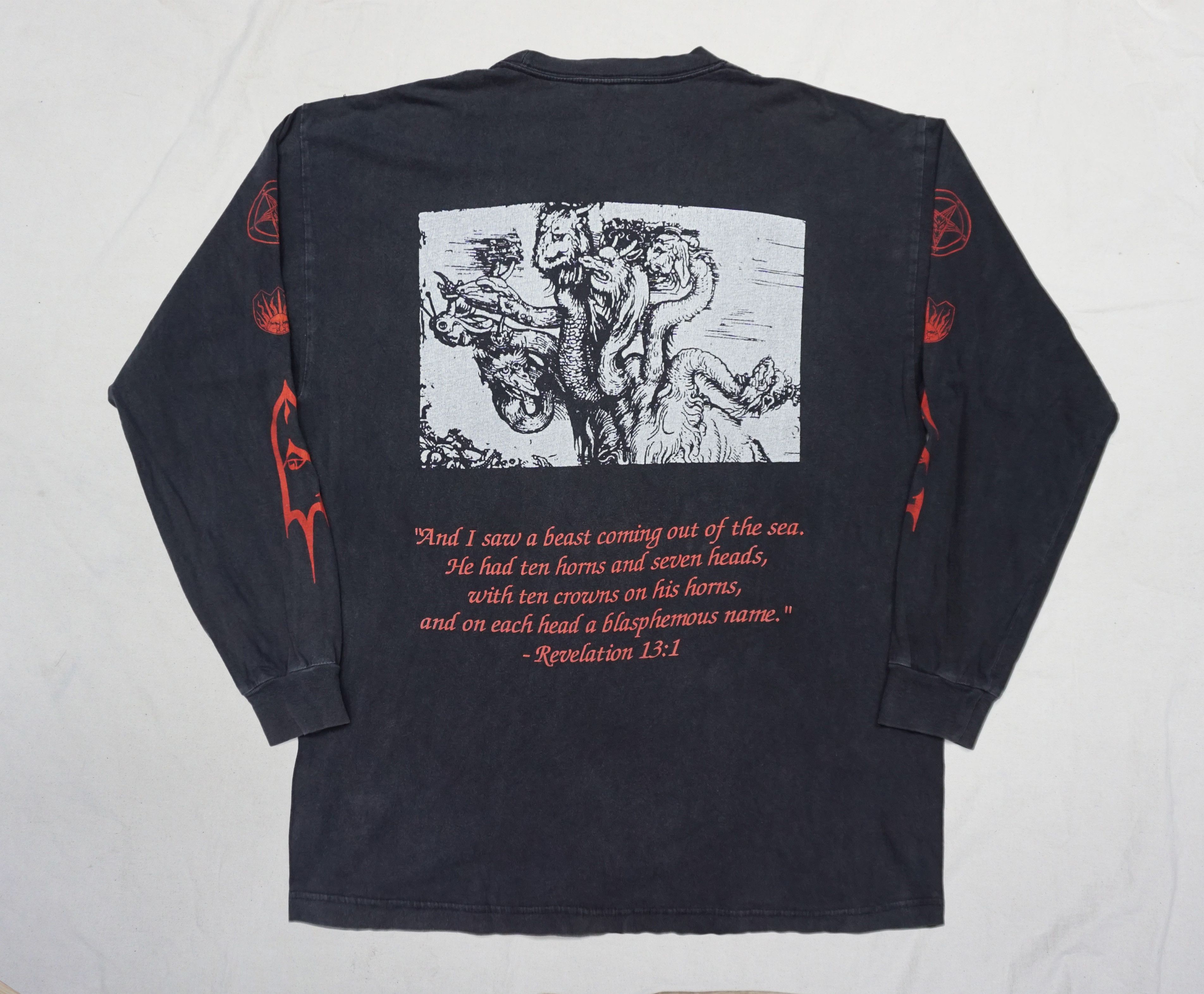 Band Tees 90's Emperor "wrath of the Tyrant" Sleeve Shirt Size US L / EU 52-54 / 3 - 7 Thumbnail
