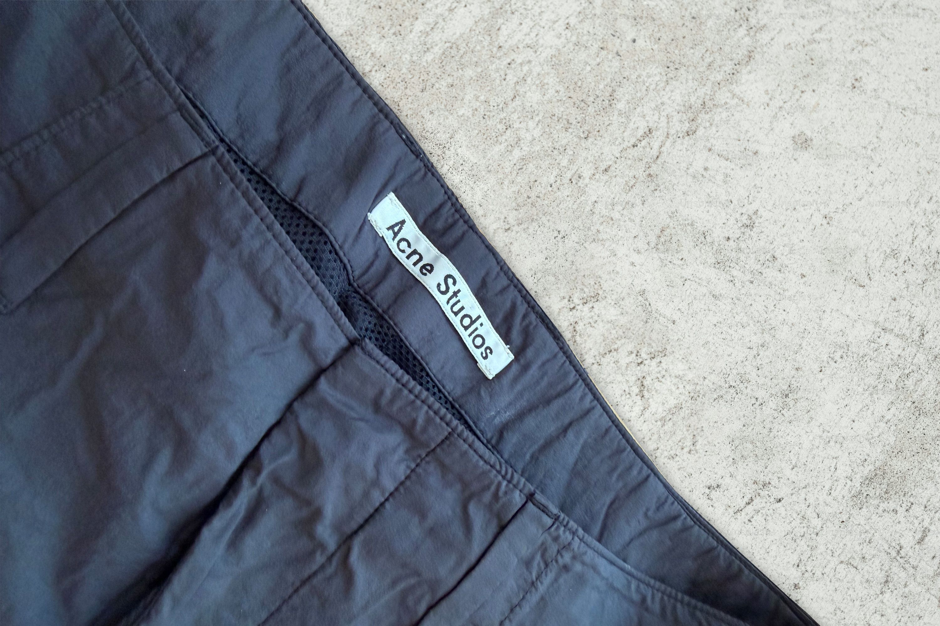 Acne Studios Acne Studios Rip Stop Pleated Trousers Size 48R - 3 Thumbnail