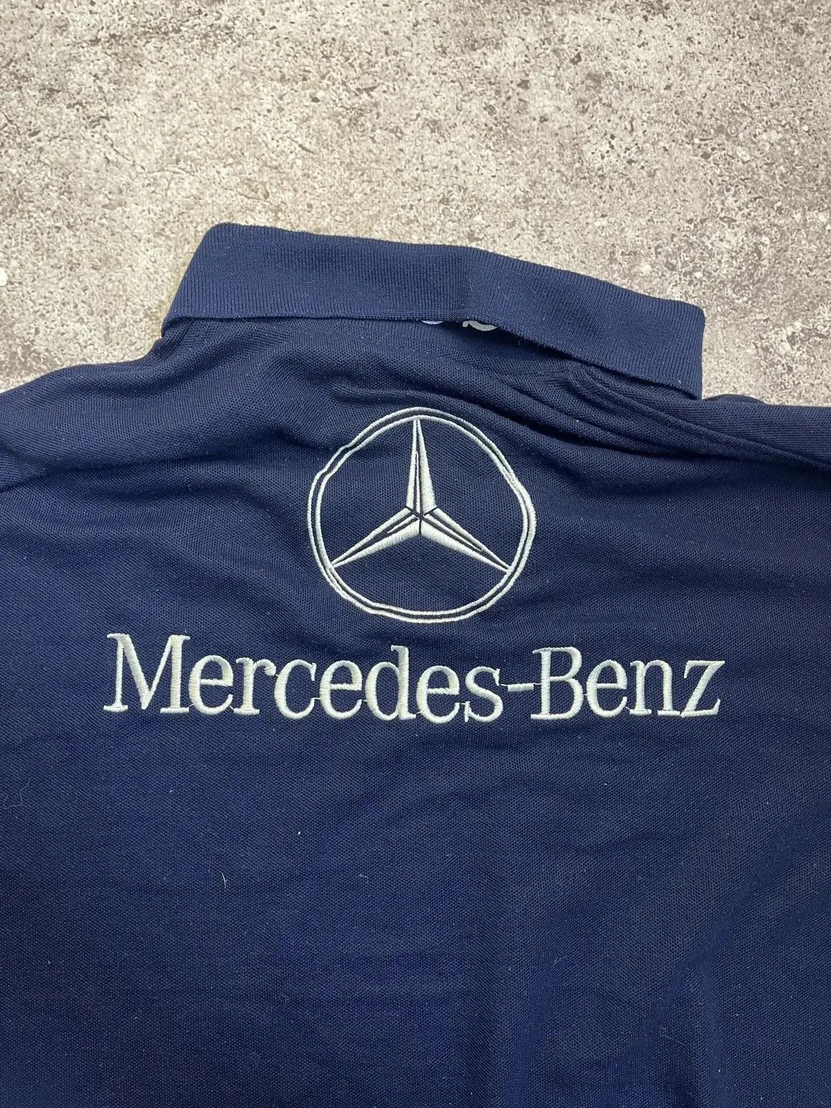 Mercedes-Benz Vintage Mercedes-Benz x Mobil 1 Polo Shirt Racing Team Logo Size US XL / EU 56 / 4 - 3 Thumbnail