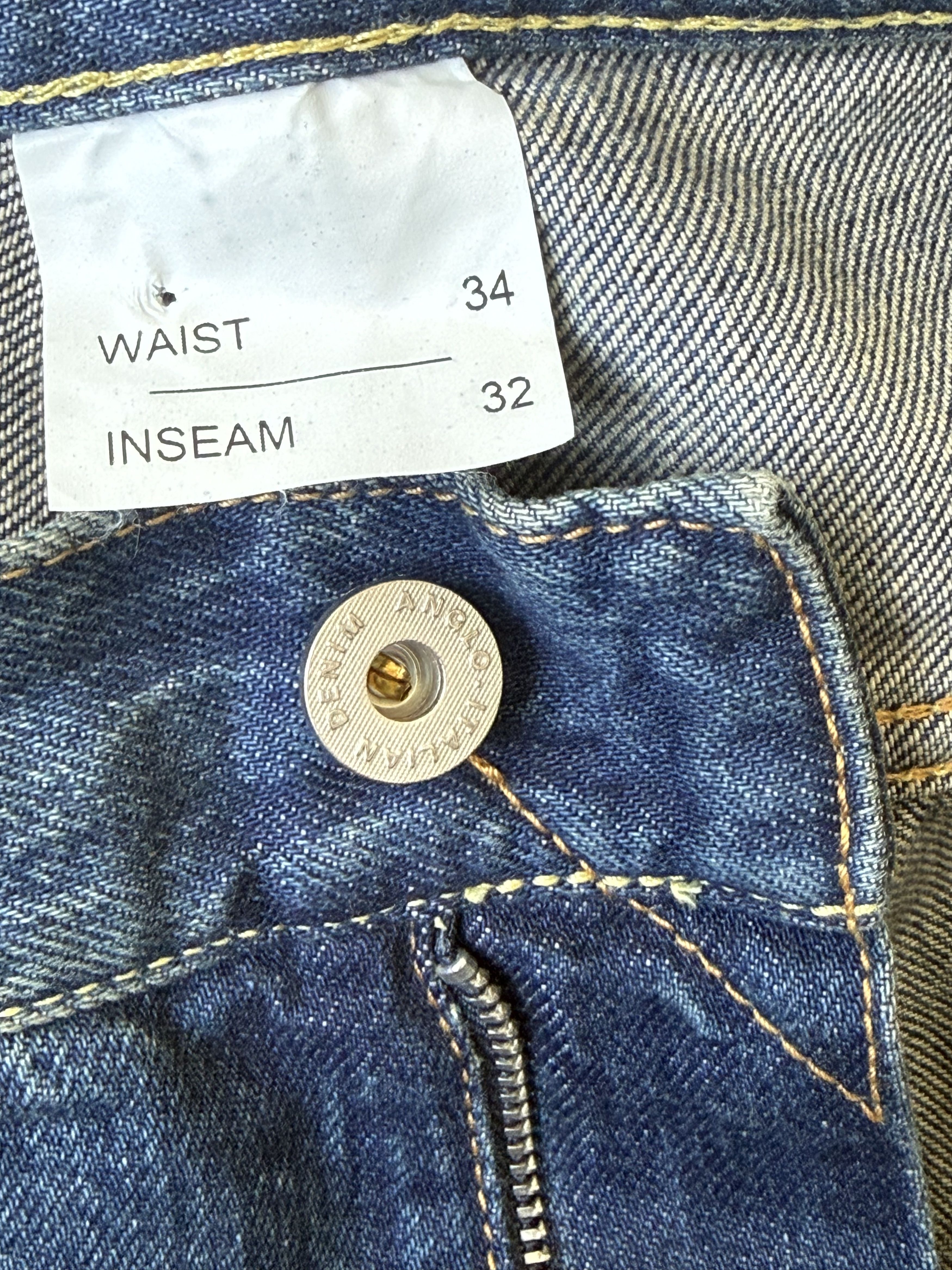 Anglo-Italian Anglo-Italian Denim Dark Wash Mk. I Size US 35 - 6 Thumbnail