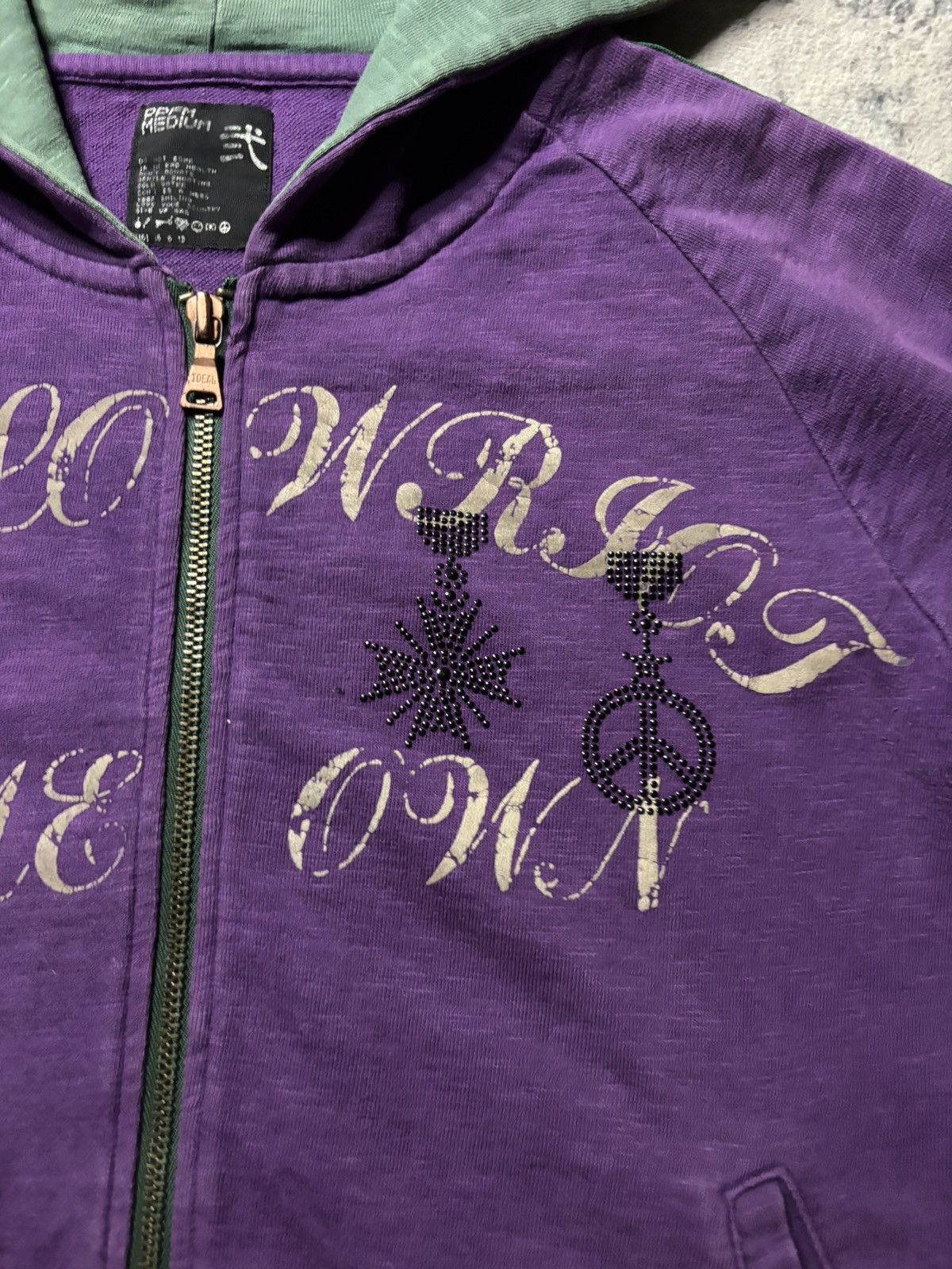 PPFM Ppfm Poem Zip Up Hoodie Size US M / EU 48-50 / 2 - 6 Thumbnail
