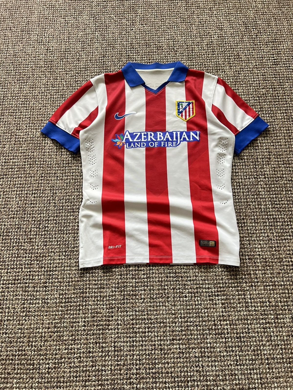 Nike Atletico Madrid 2014 Home Football Shirt Nike Vintage Size US M / EU 48-50 / 2 - 2 Thumbnail