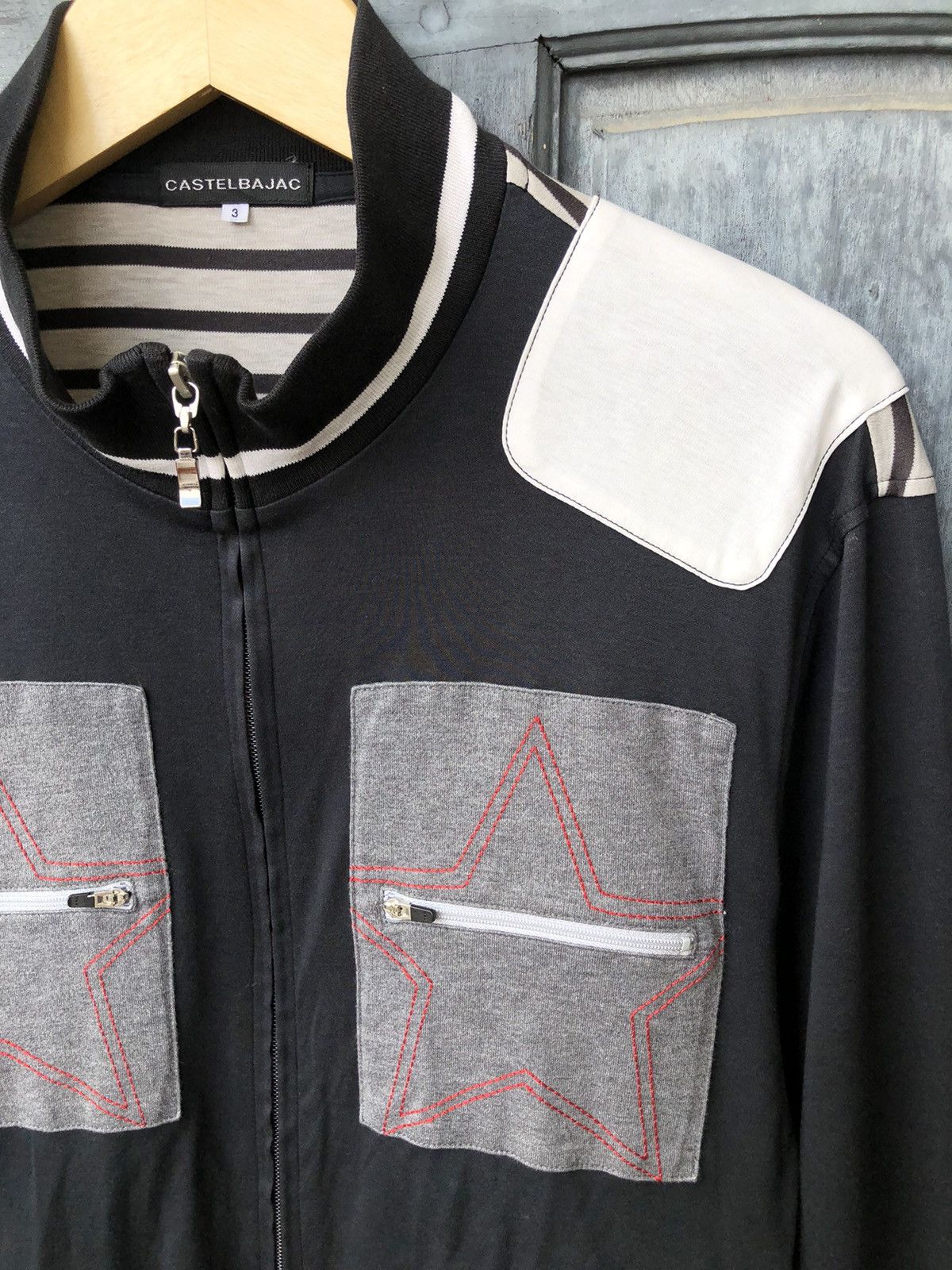 Jean Charles De Castelbajac Castlebajac Track Zip-Up Jacket Star Design & Embroidery Size US M / EU 48-50 / 2 - 7 Thumbnail