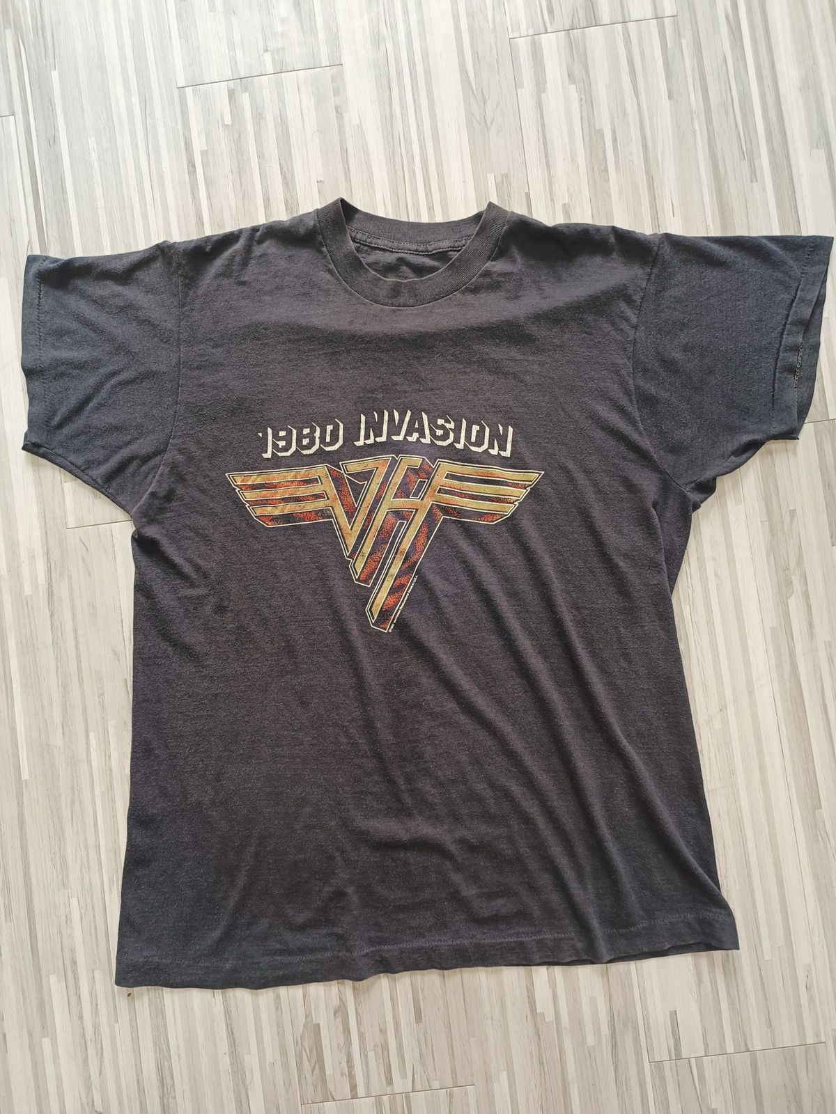 Band Tees × Vintage 1980 Vintage Van Halen Tshirt Size US M / EU 48-50 / 2 - 1 Thumbnail