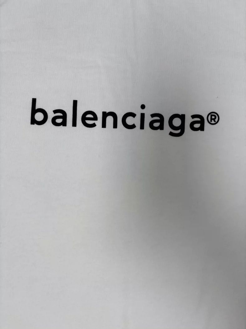 Balenciaga Balenciaga Logo Printed Comfortable Short Sleeve Tee Size US XS / EU 42 / 0 - 4 Thumbnail