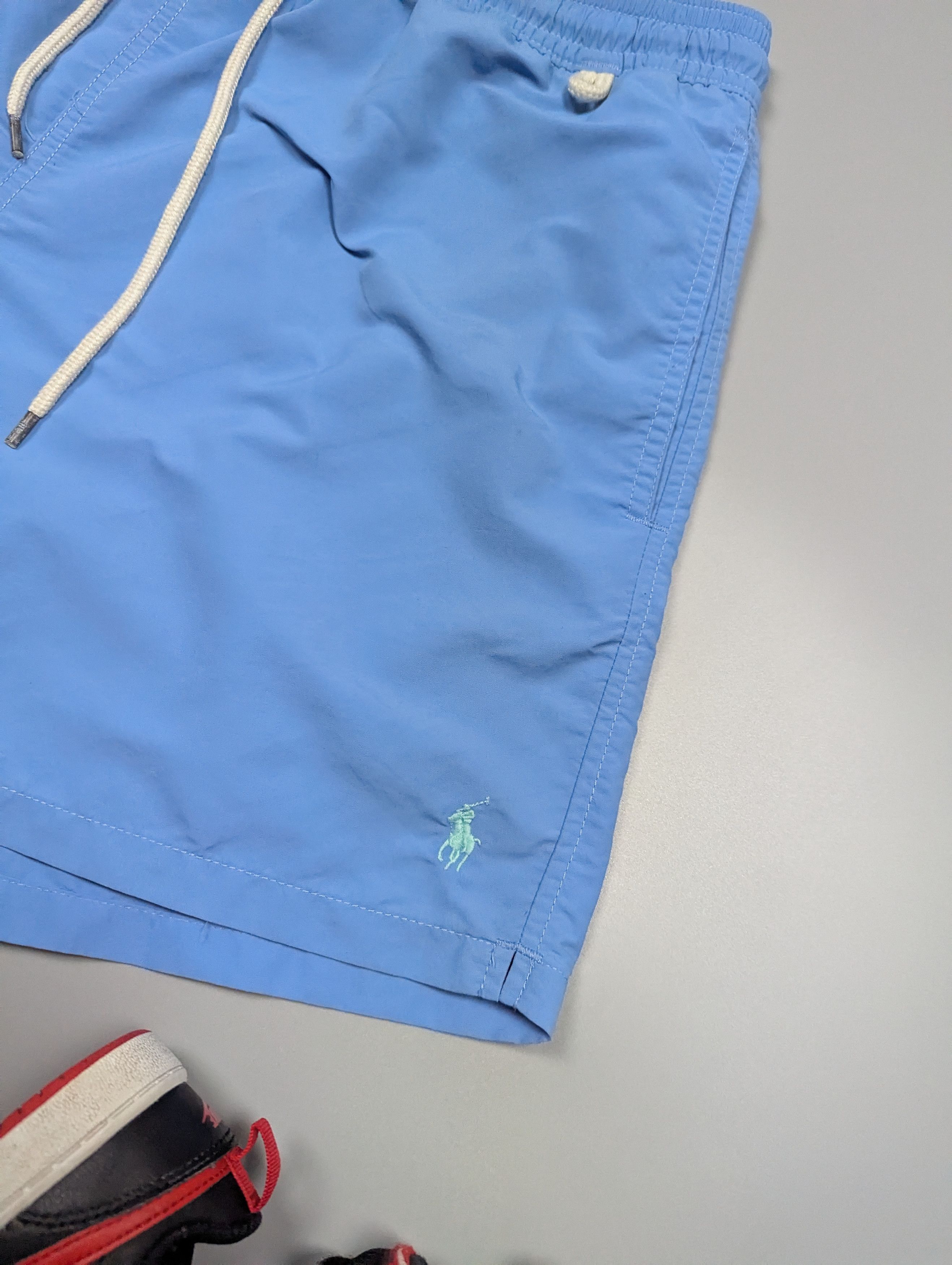 Polo Ralph Lauren × Vintage Polo Ralph Lauren Blue Swim Shorts Trunk Swimming Briefs Size US 36 / EU 52 - 6 Thumbnail